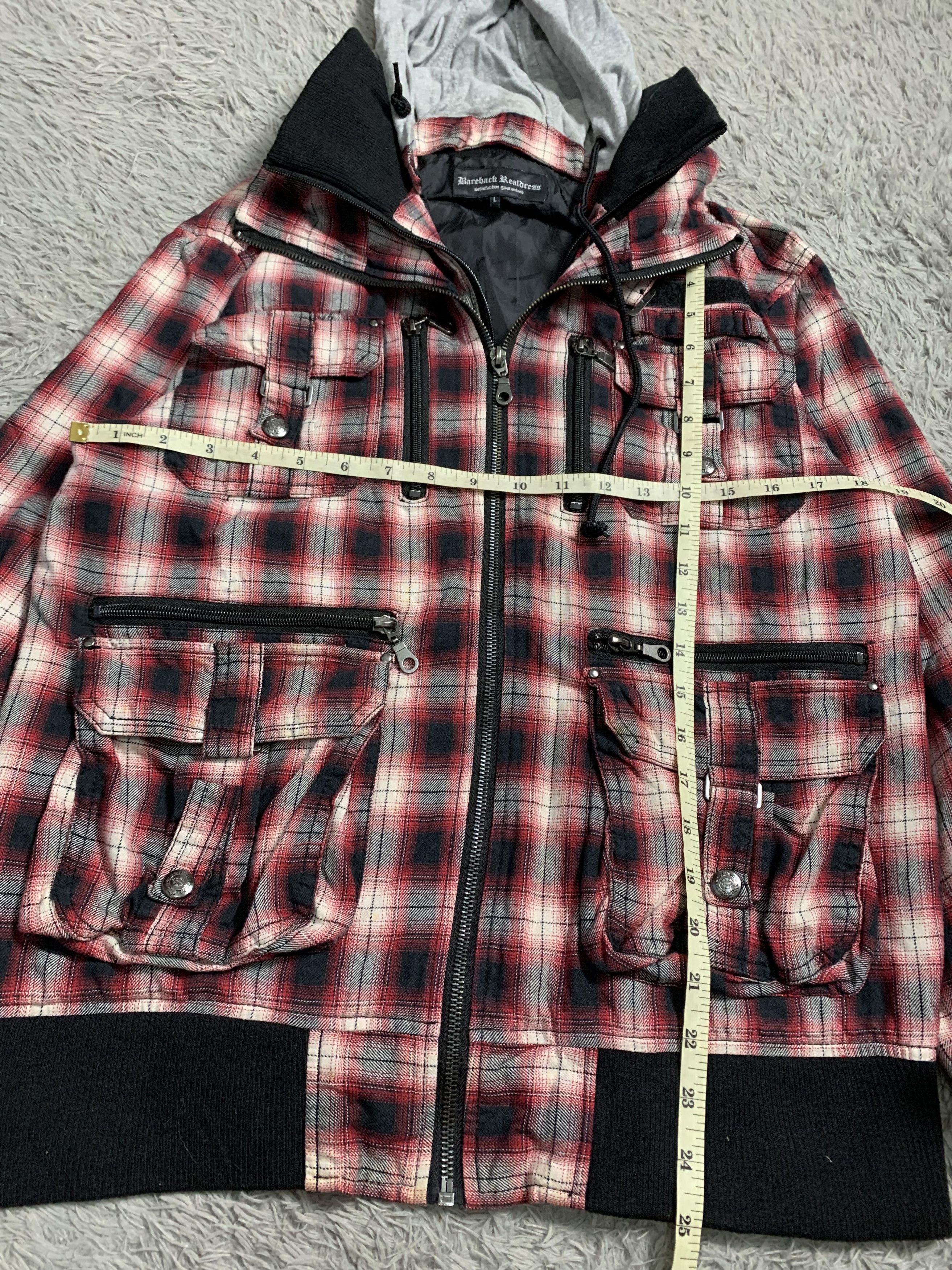 Japanese Brand Bareback Realdress Tartan Double layer zipper Punk Jacket Size US L / EU 52-54 / 3 - 7 Thumbnail