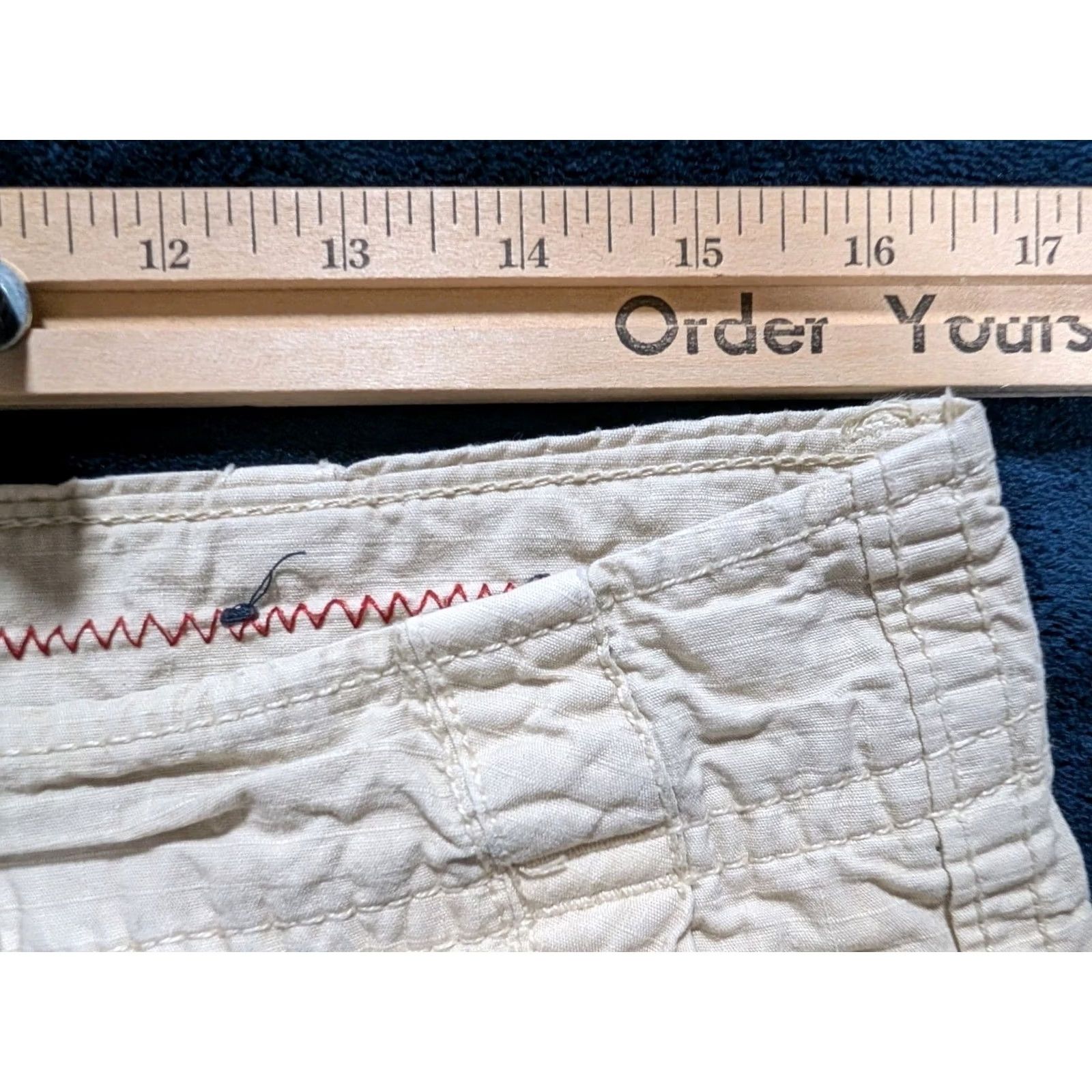 American Eagle Outfitters American Eagle Men's Classic Length Casual Shorts 9" Inseam Ivory Cream Size 33 Size US 32 / EU 48 - 3 Thumbnail