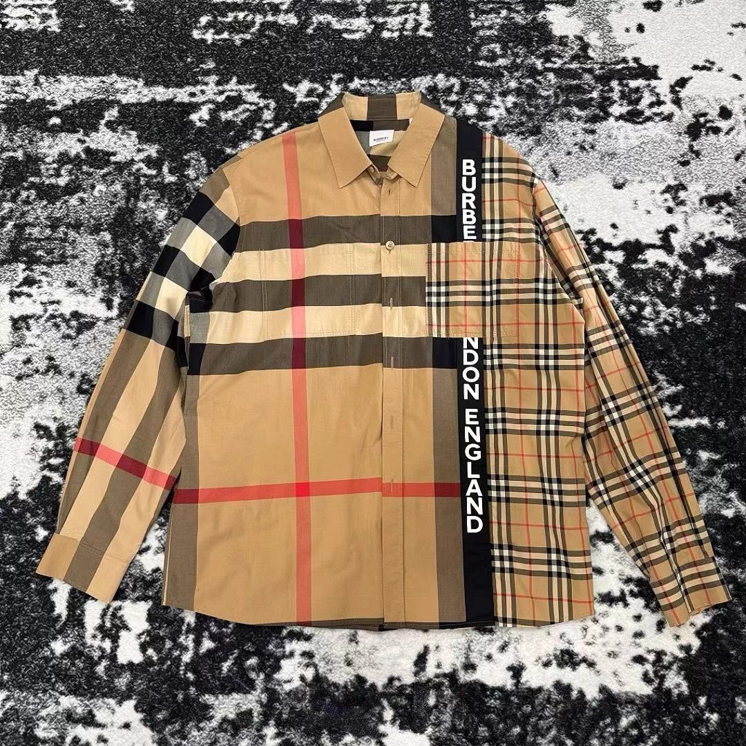 Burberry Check Plaid Shirt XXL 99 New Worn Once