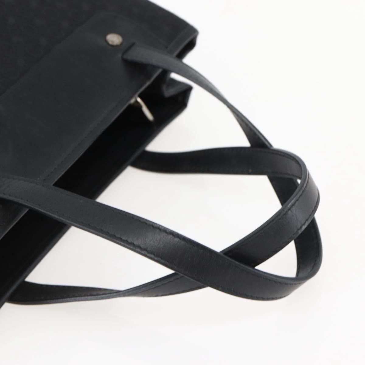 Celine CELINE C Macadam Canvas Hand Bag Black Silver Size ONE SIZE - 7 Thumbnail