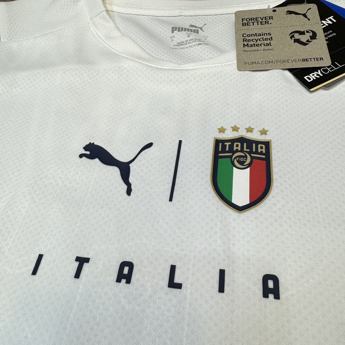 Puma Italy 20/21 Euro2020 away shirt #14 Chiesa (Bnwt) Size US L / EU 52-54 / 3 - 5 Thumbnail