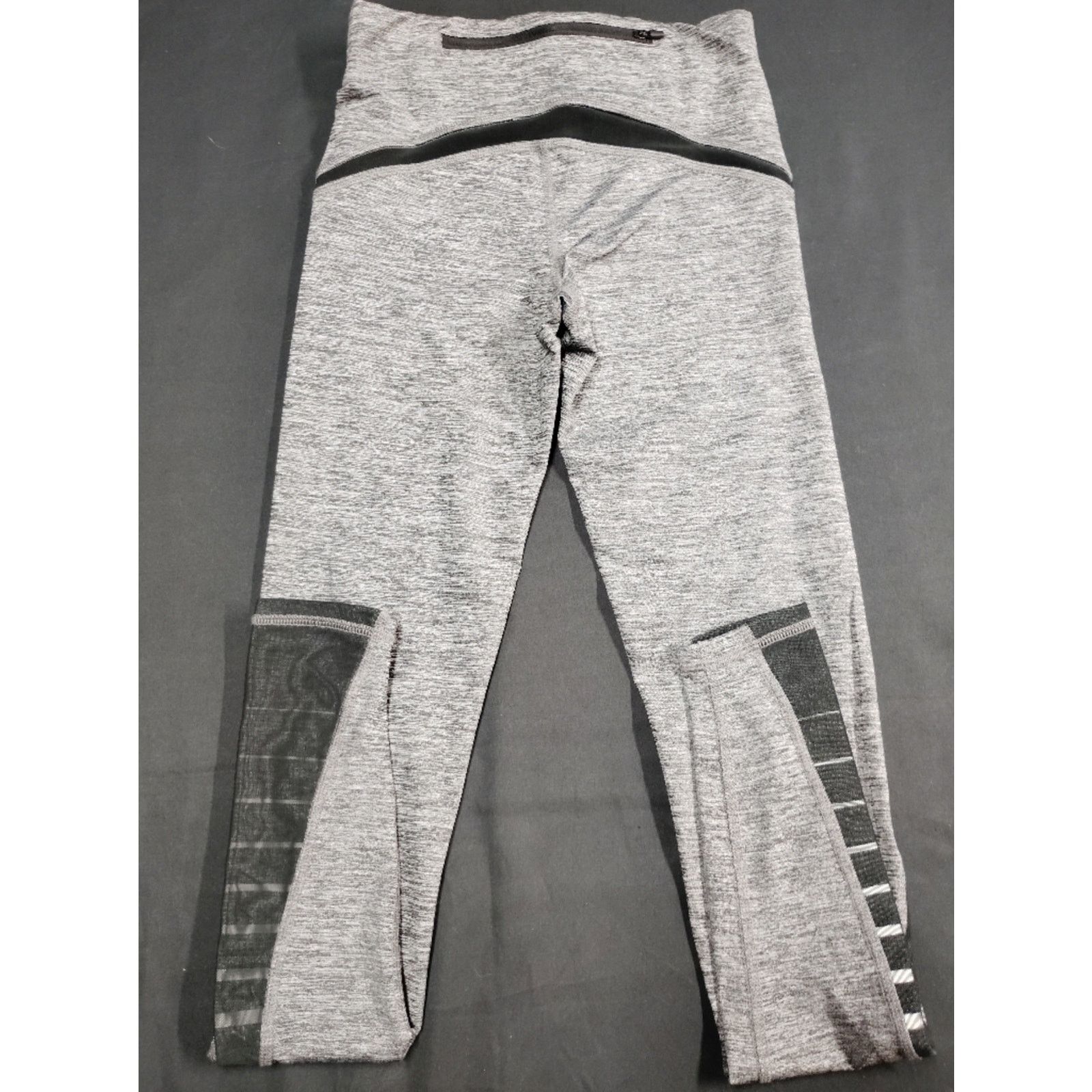 Champion Champion Gray Heather Leggings with Black Contrast Panels Size 22" - 5 Thumbnail