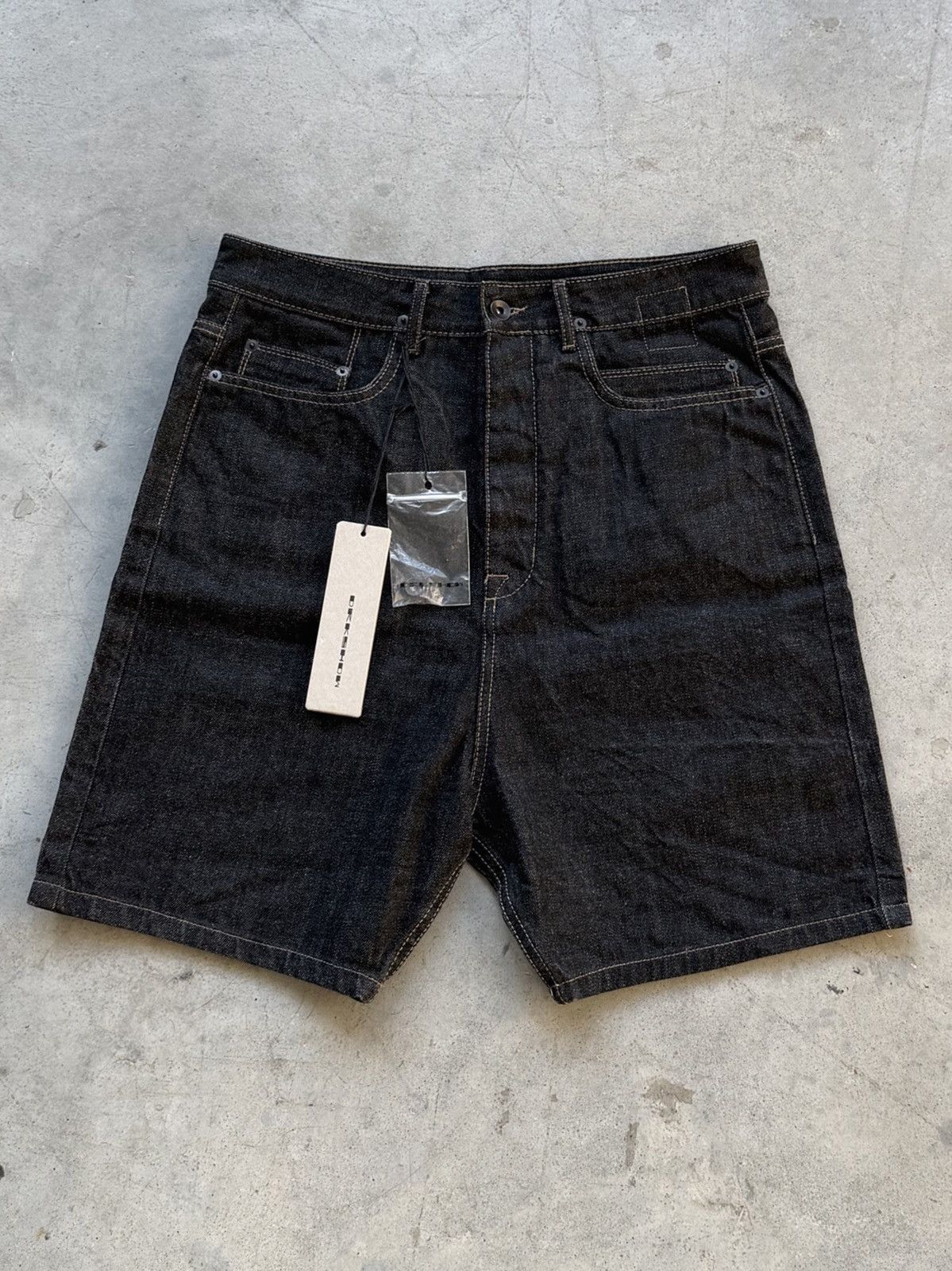 Rick Owens FW17 Rick Owens DRKSHDW Astair Cropped Denim Size US 32 / EU 48 - 1 Thumbnail