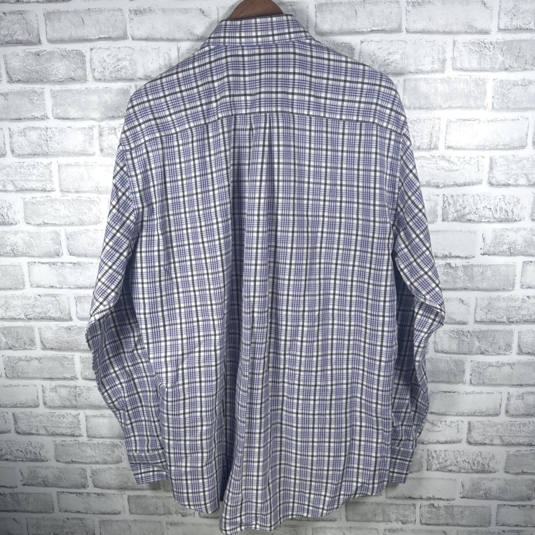 Peter Millar Peter Millar Blue Plaid Button-Up Shirt Mens Size L Size US L / EU 52-54 / 3 - 4 Thumbnail