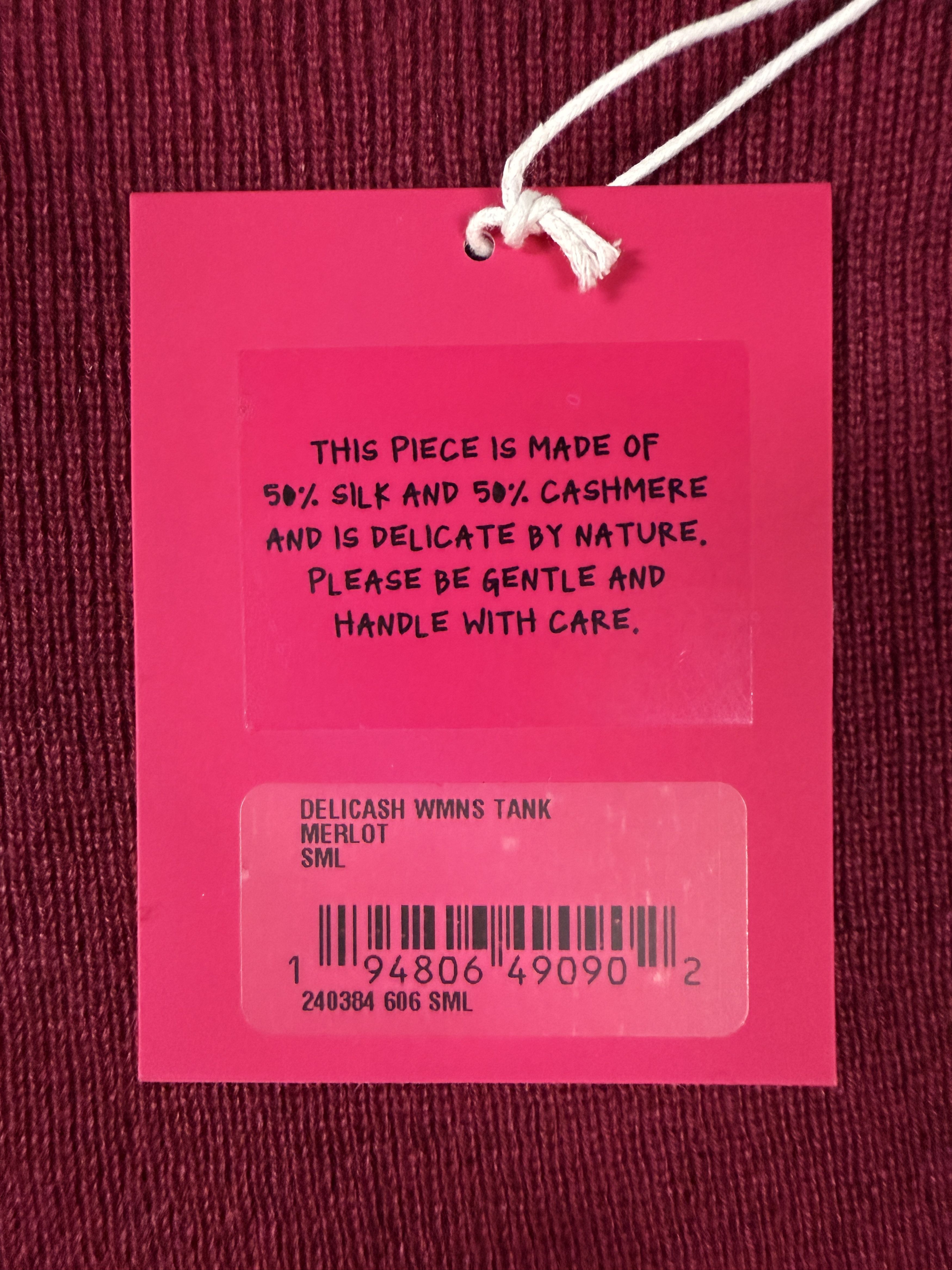 The Elder Statesman $395 The Elder Statesman Delicash Merlot Tank Top Size S / US 4 / IT 40 - 10 Thumbnail