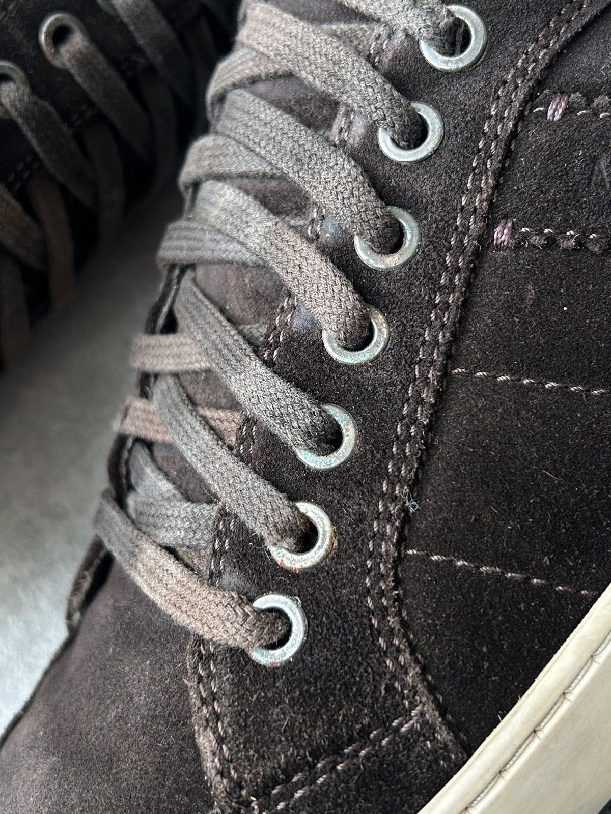 Moncler Vintage Moncler Suede High Top Sneakers Size US 10 / EU 43 - 14 Thumbnail