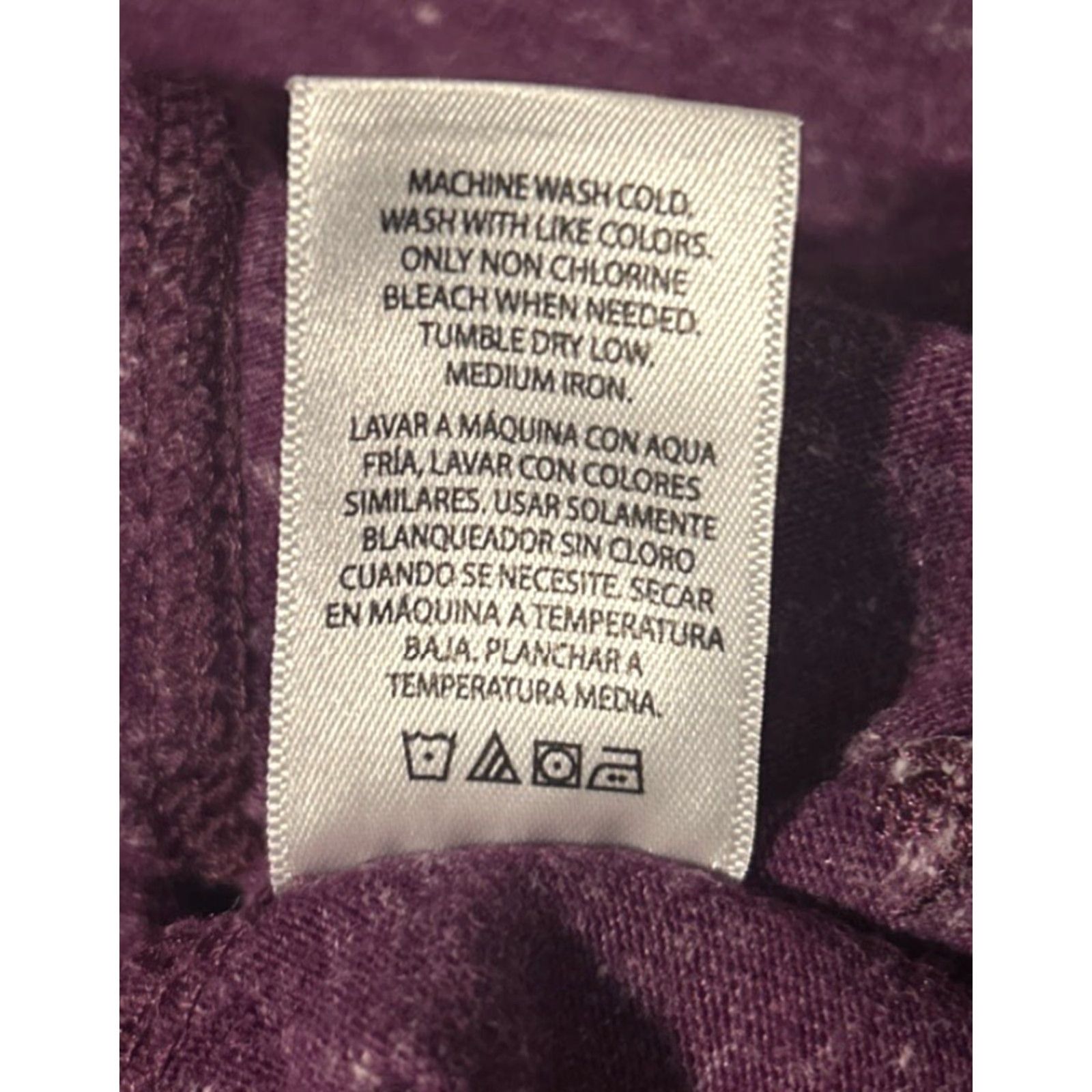 Vintage Danskin Hoodie Full Zip Lightweight Athleisure Purple L Women Regular Size Size L / US 10 / IT 46 - 5 Thumbnail