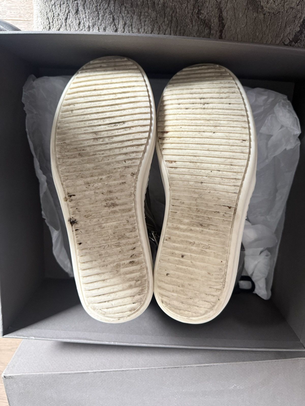 Rick Owens Rick Owens Phlegethon Geobasket High-Top Sneakers Size US 10 / EU 43 - 5 Thumbnail