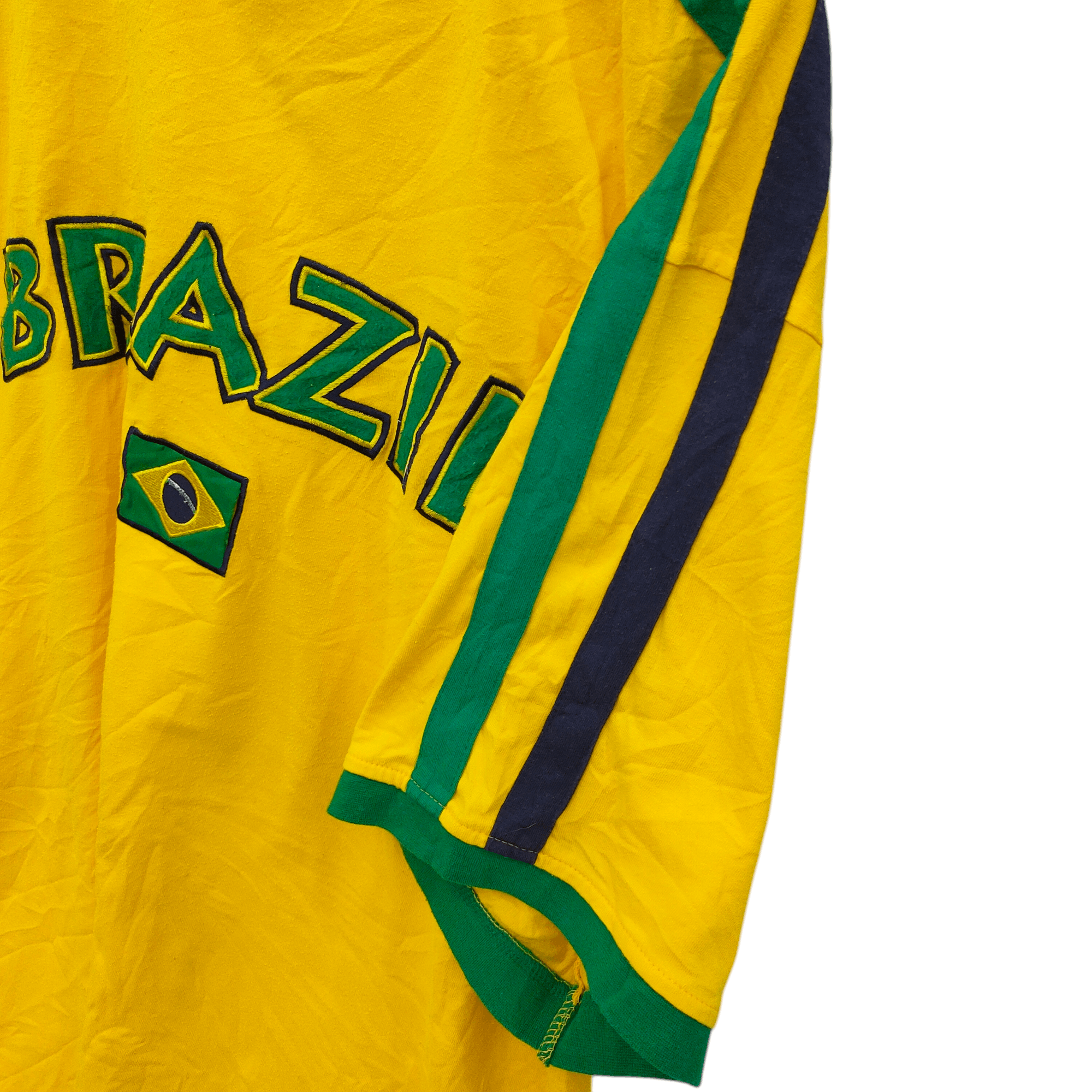 Vintage Brasil t-shirt vintage Brazil tee Size US XL / EU 56 / 4 - 3 Thumbnail