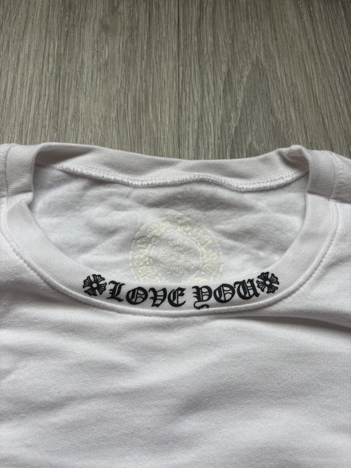 Chrome Hearts Chrome Hearts White Love Floral Crewneck Size US XL / EU 56 / 4 - 4 Thumbnail