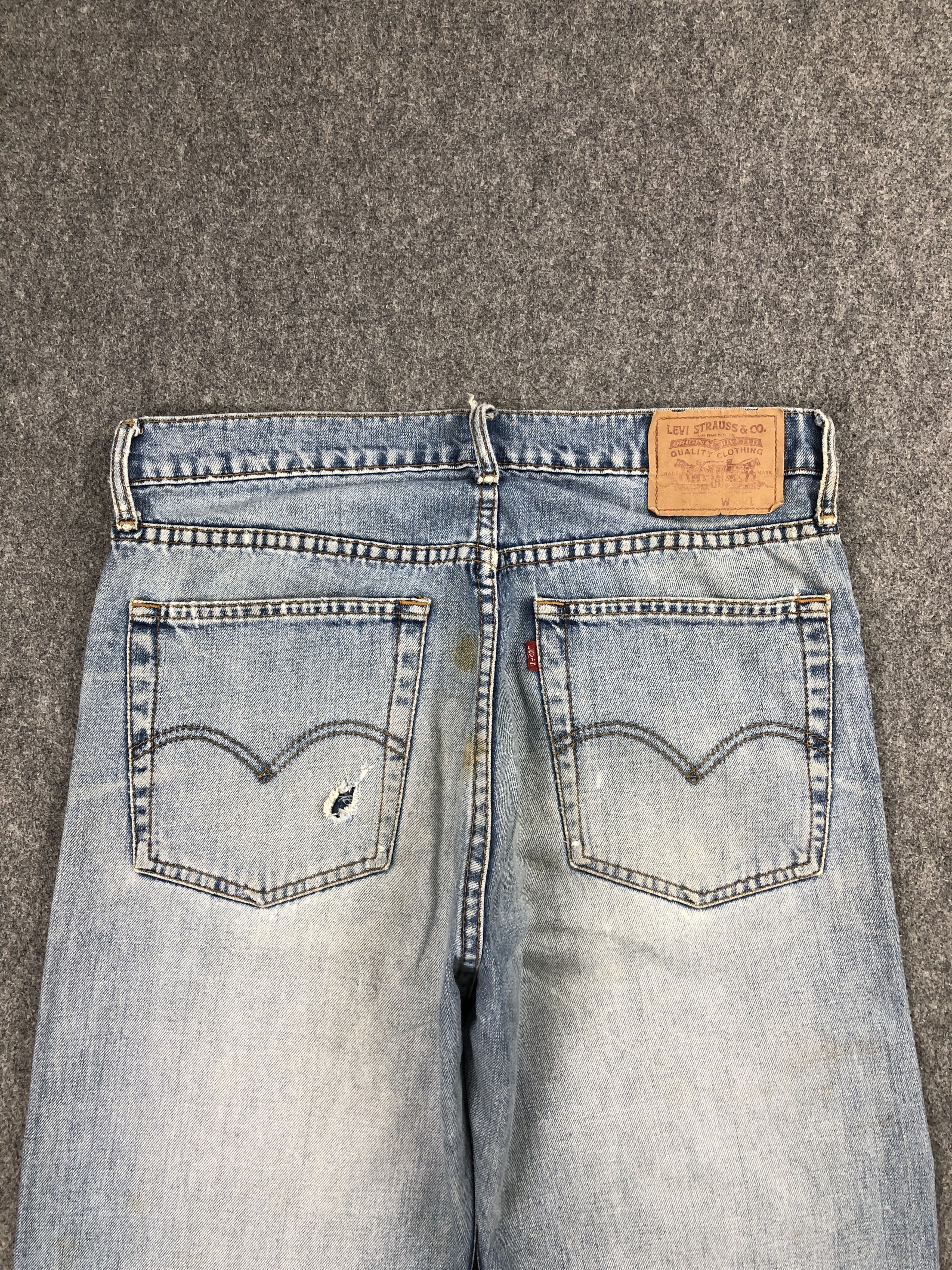 Levi's Vintage 90s Levis 514 Lightwash Jeans DP2442 Size US 32 / EU 48 - 4 Thumbnail