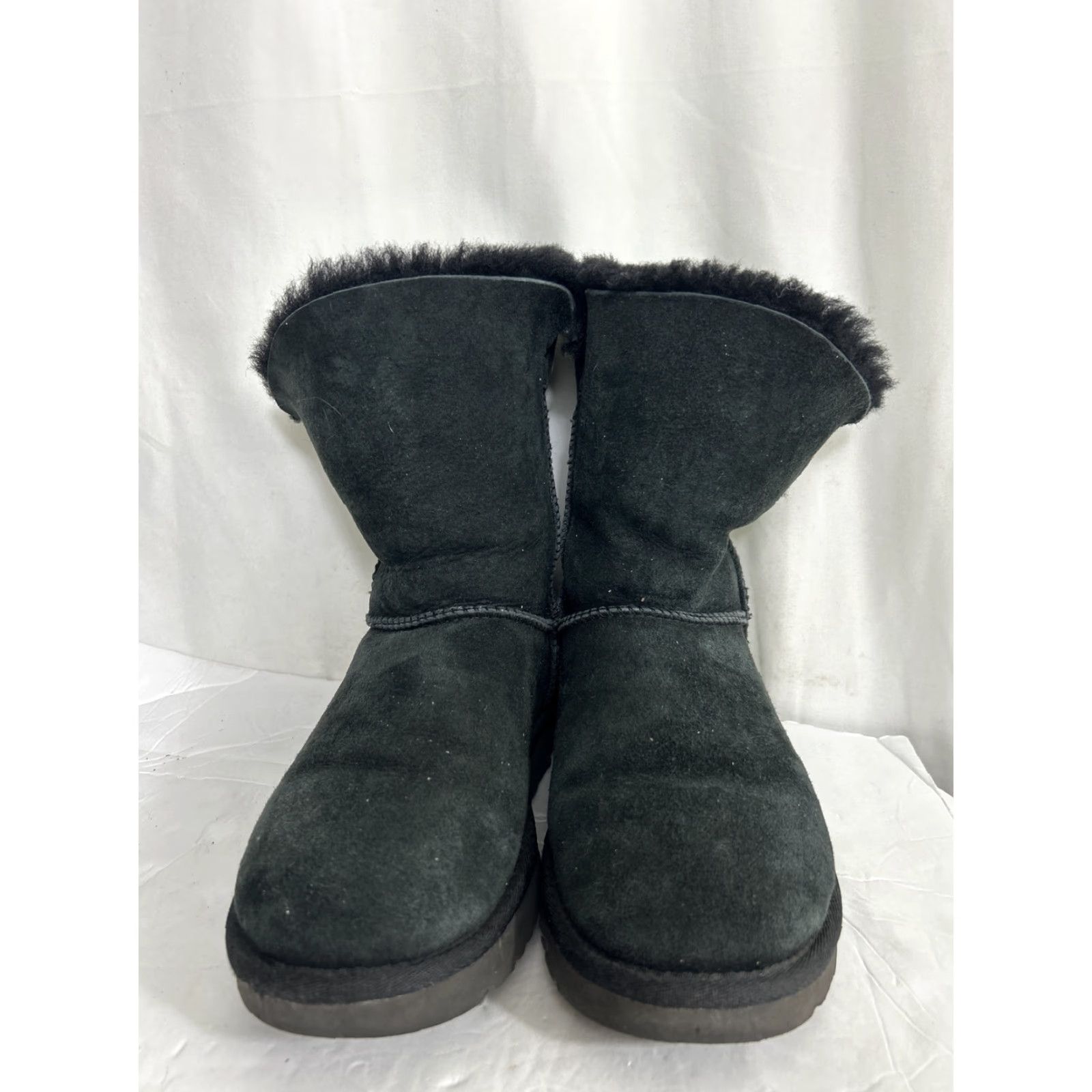 Ugg UGG Nash Buckle 1012446 Boot Women's Size 8 Black Suede Size US 8 / IT 38 - 6 Thumbnail