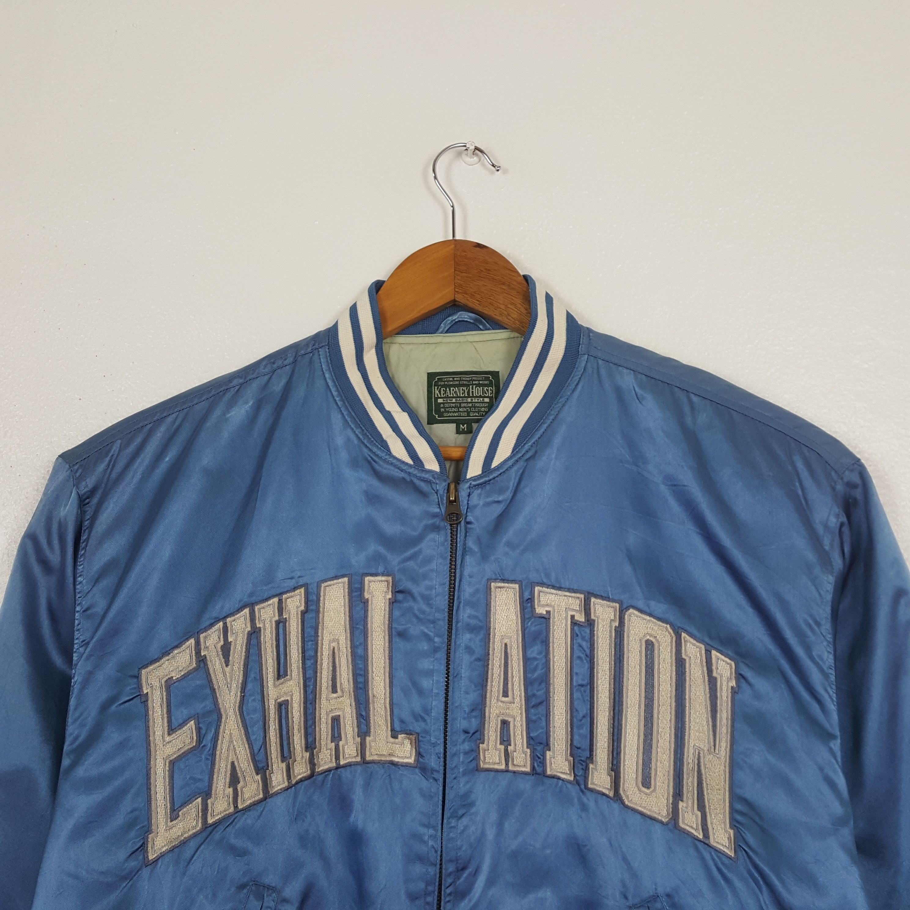 Vintage Vintage Exhalation Brand Bomber Jacket C324N8 Size US M / EU 48-50 / 2 - 2 Thumbnail