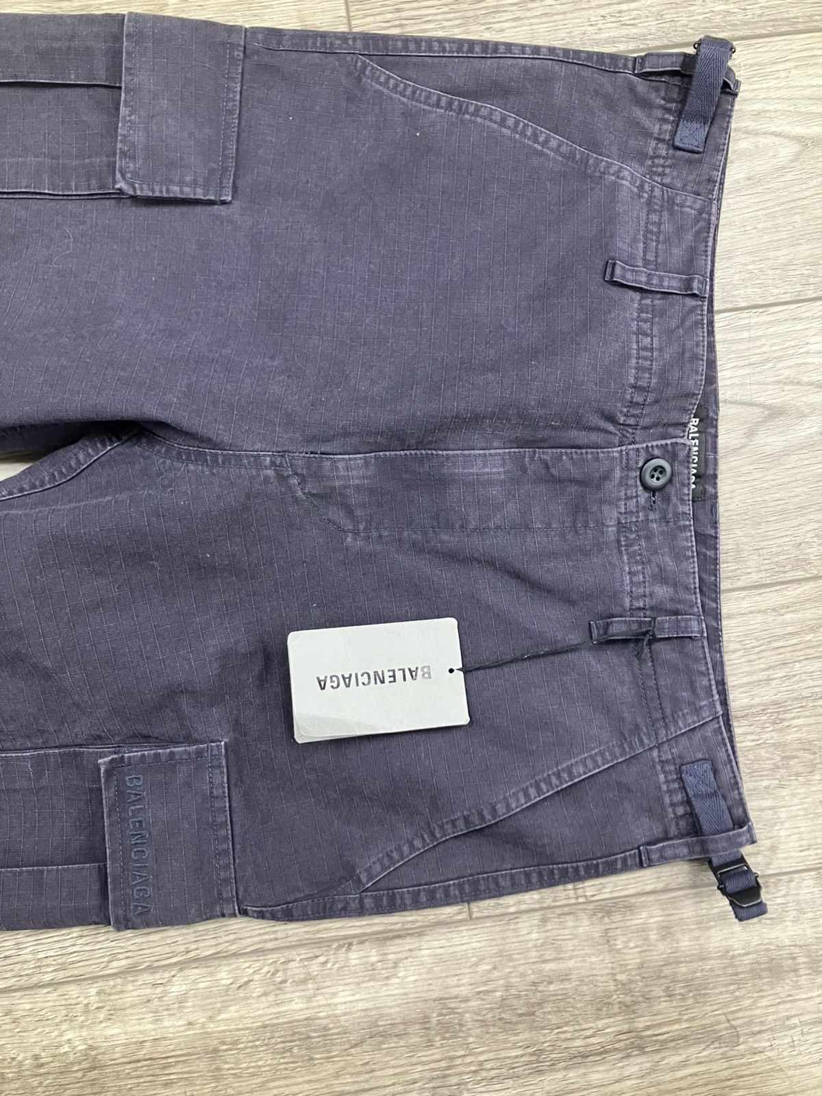 Balenciaga 32-Balenciaga Slim Navy Cargo Pants Size US 32 / EU 48 - 3 Thumbnail