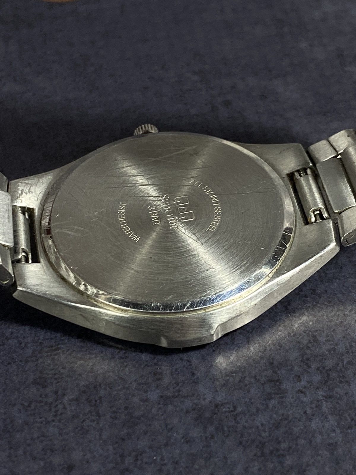 Japanese Brand Q&Q Superior Quartz Watch Date Function Stainless Steel Size ONE SIZE - 7 Thumbnail