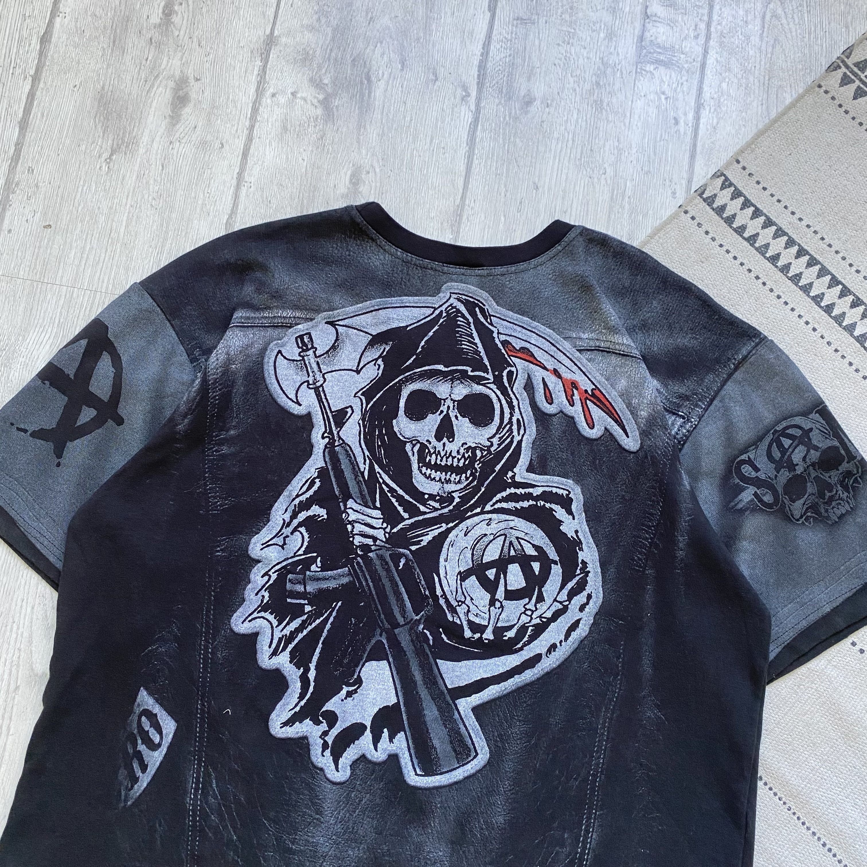 American Apparel ☠️ Vintage Sons Of Anarchy tee all overprint Movie Size US M / EU 48-50 / 2 - 8 Thumbnail