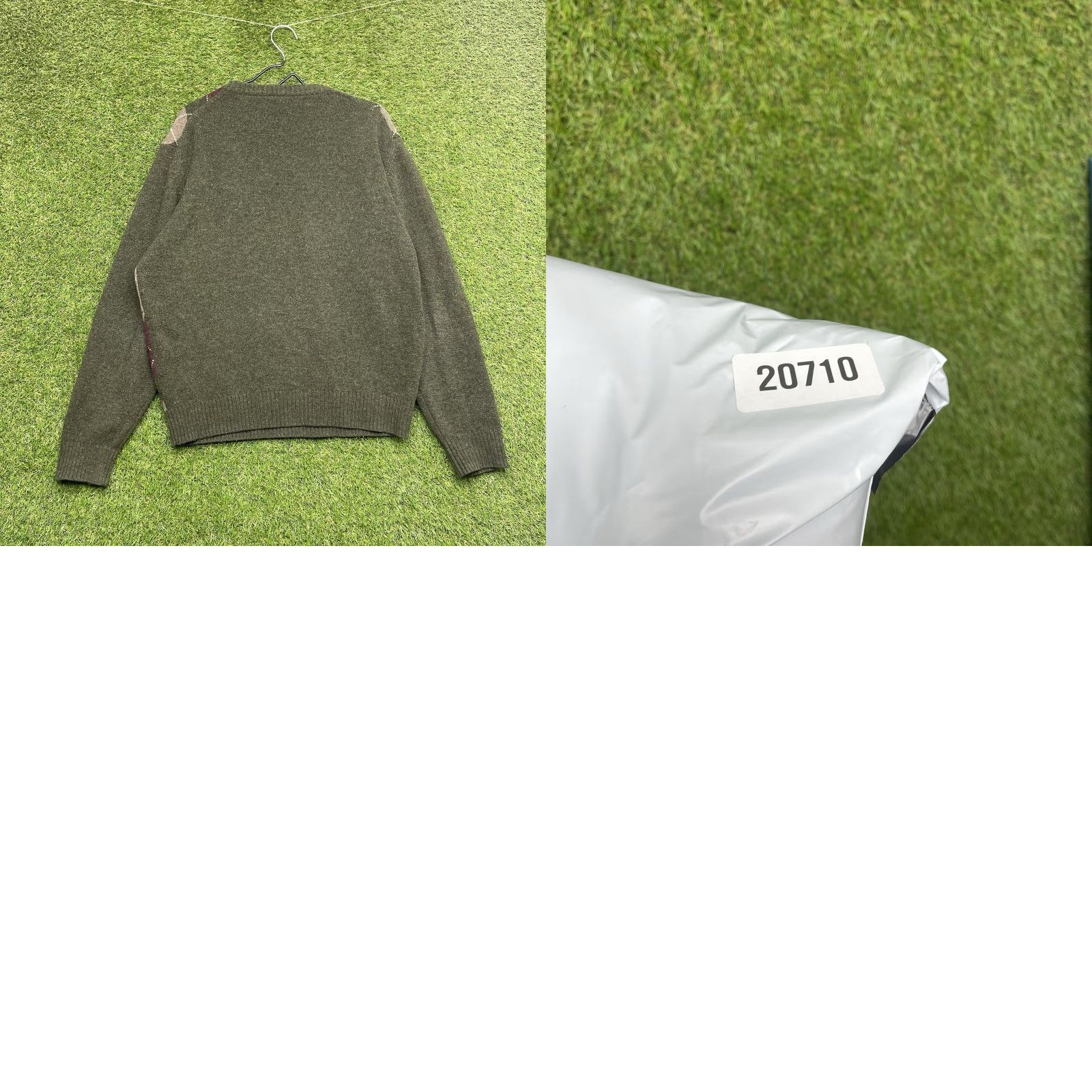 Jos. A. Bank Jos. A. Bank Lambswool Sweater Mens L Argyle Print Knit Pullover Crew Neck Winter Casual Knit Wool Green Baggy? Size US L / EU 52-54 / 3 - 8 Thumbnail