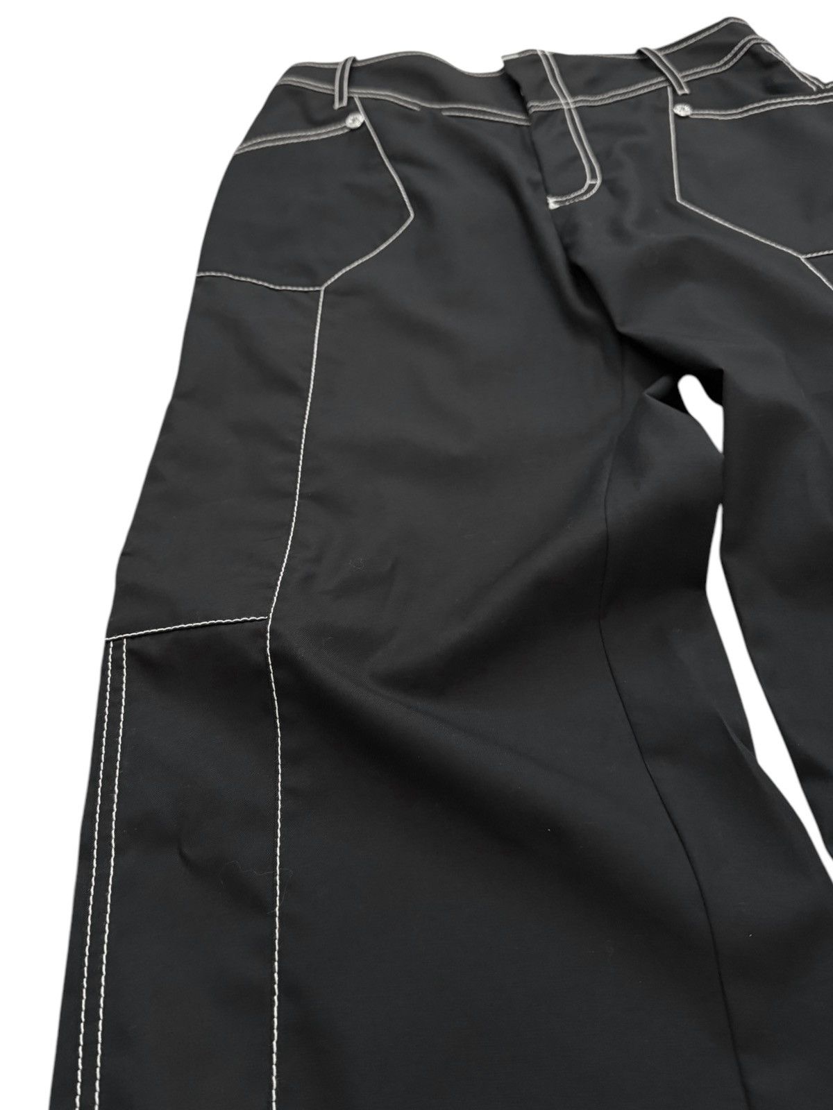 Kiko Kostadinov 2023 Runway Black Bran Carpenter Trouser Size 26" / US 2 / IT 38 - 10 Thumbnail