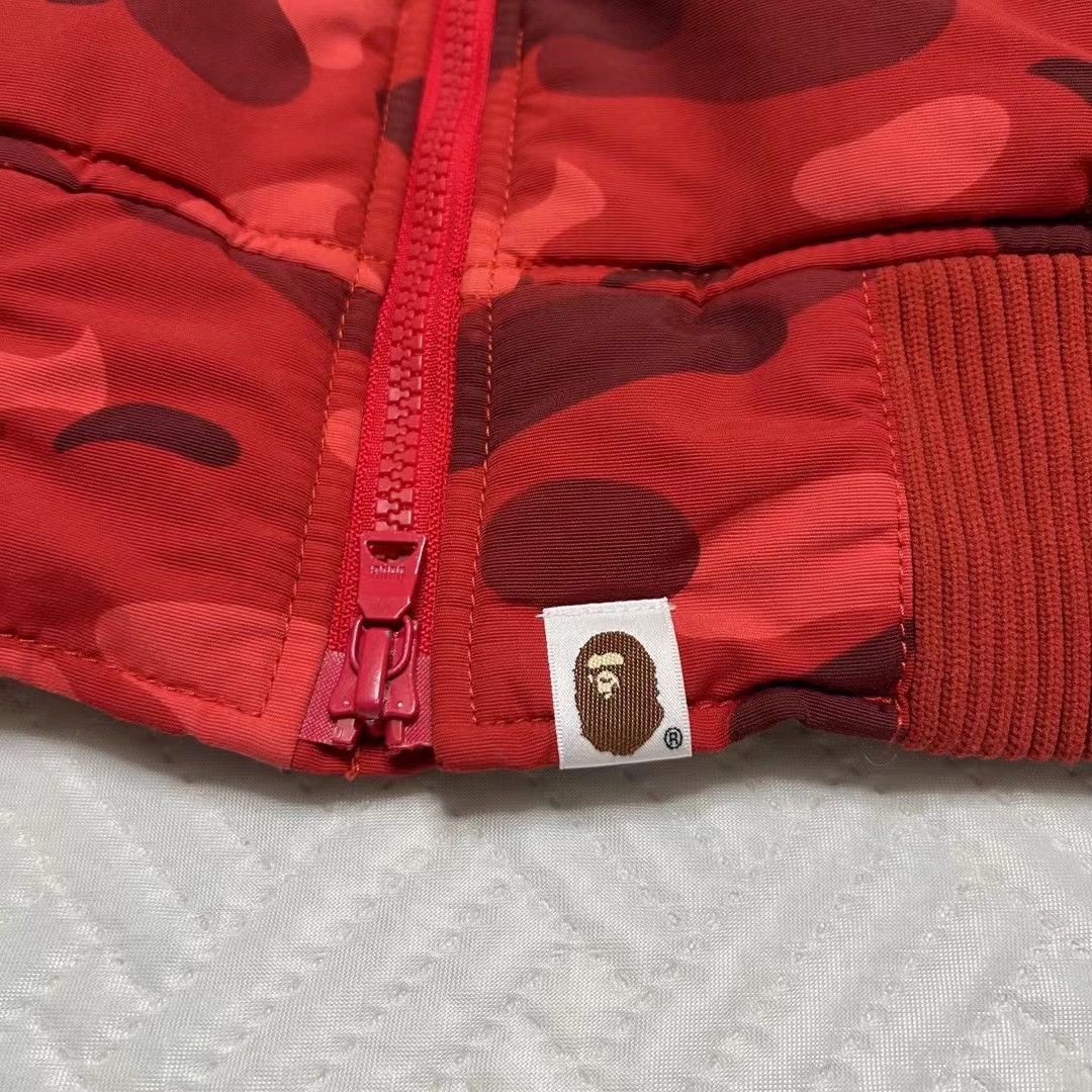 Bape COLOR CAMO SHARK DOWN JACKET Size US M / EU 48-50 / 2 - 2 Thumbnail