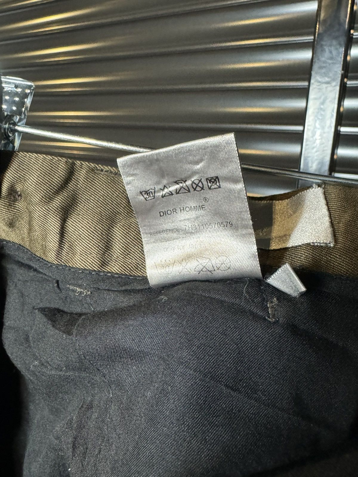 Dior × Hedi Slimane Dior Homme Brown Waxed Canvas Pants - 50 Size US 32 / EU 48 - 9 Thumbnail