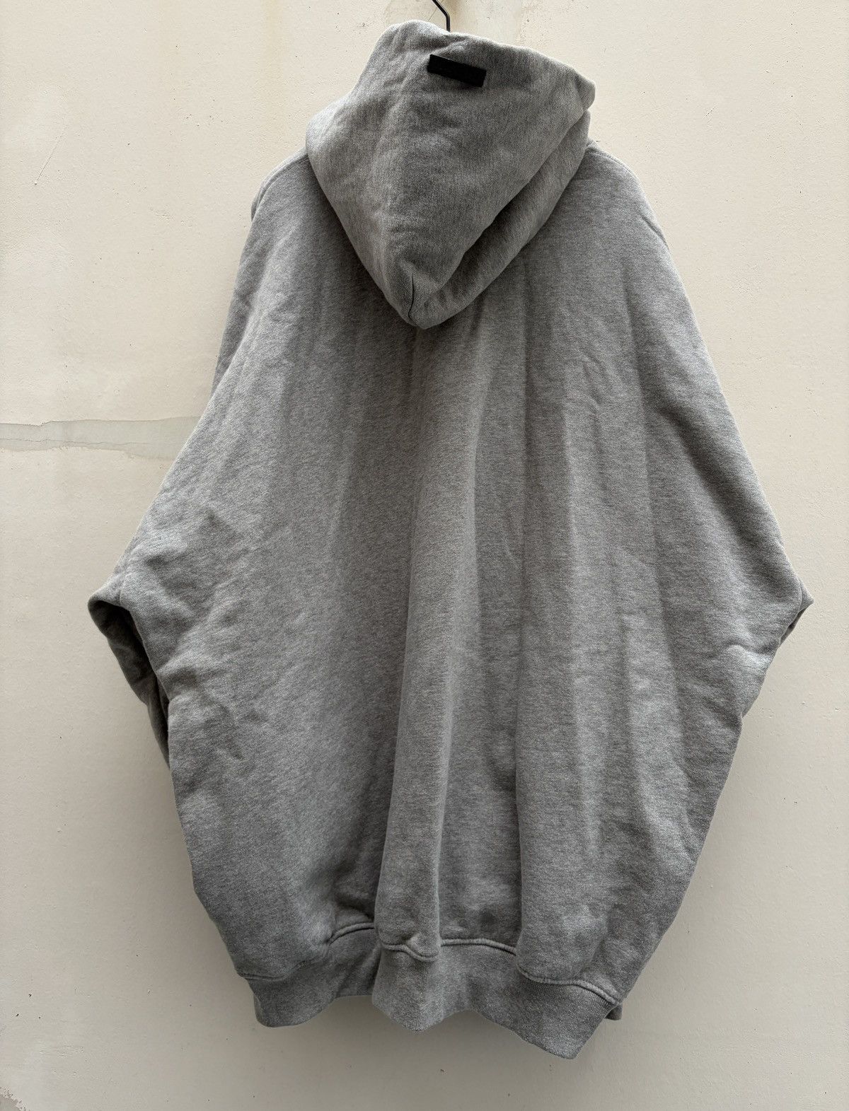 Fear of God Fear of God Eternal Logo Flocked Cotton Jersey Zip Up Hoodie Size US XL / EU 56 / 4 - 4 Thumbnail