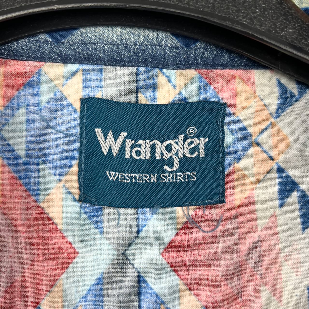 Wrangler Wrangler Western Button Up XL Geometric Snap Long Sleeve | Grailed