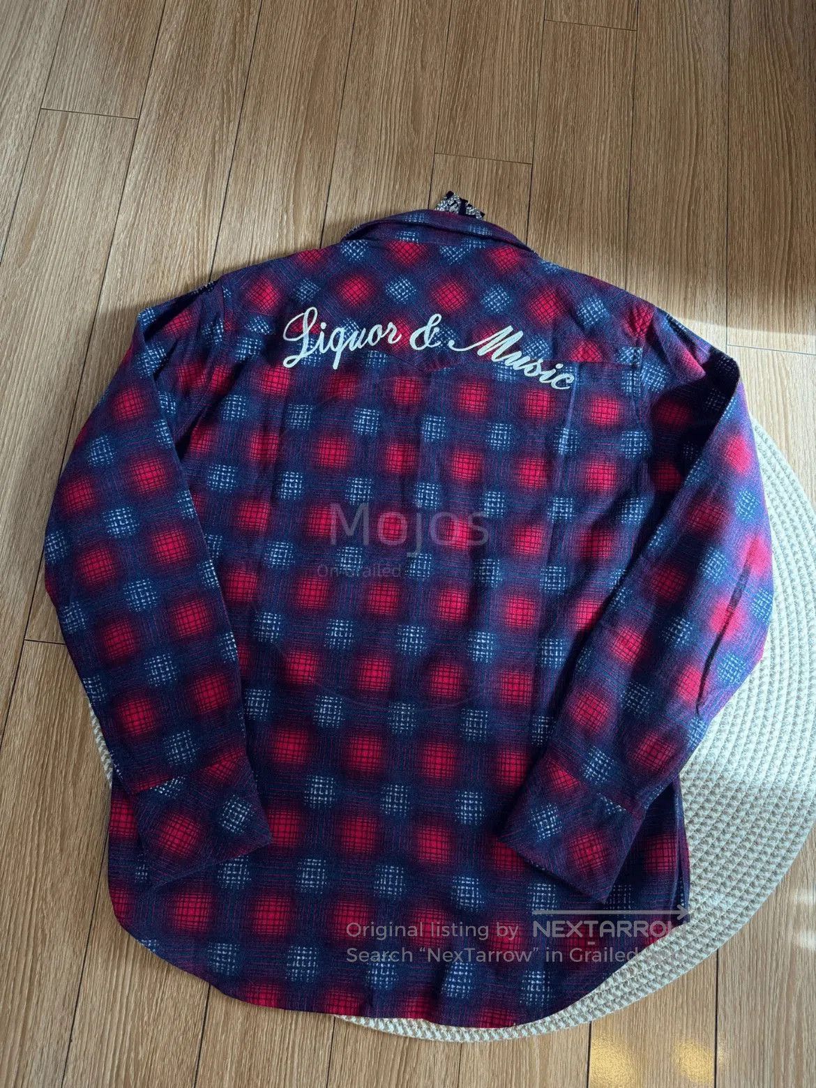 Number (N)ine Sz 4 Number Nine Half Button Fannel Plaid Shirt. Size US XL / EU 56 / 4 - 2 Thumbnail