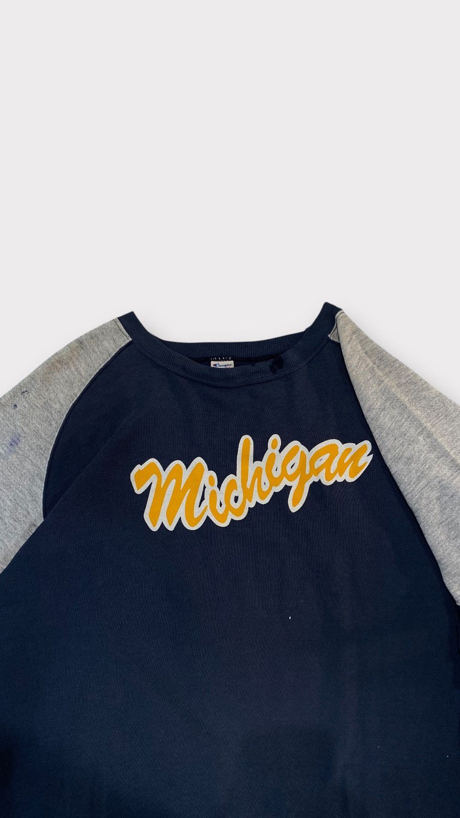 Champion Vintage 1980s Champion Michigan Size US XL / EU 56 / 4 - 2 Thumbnail