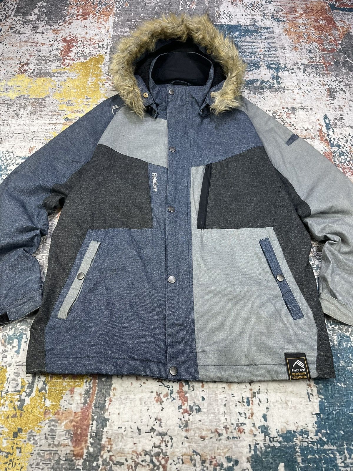 Japanese Brand Steals🔥Fieldcore Japan Ripstop Patch Jacket Size US L / EU 52-54 / 3 - 5 Thumbnail