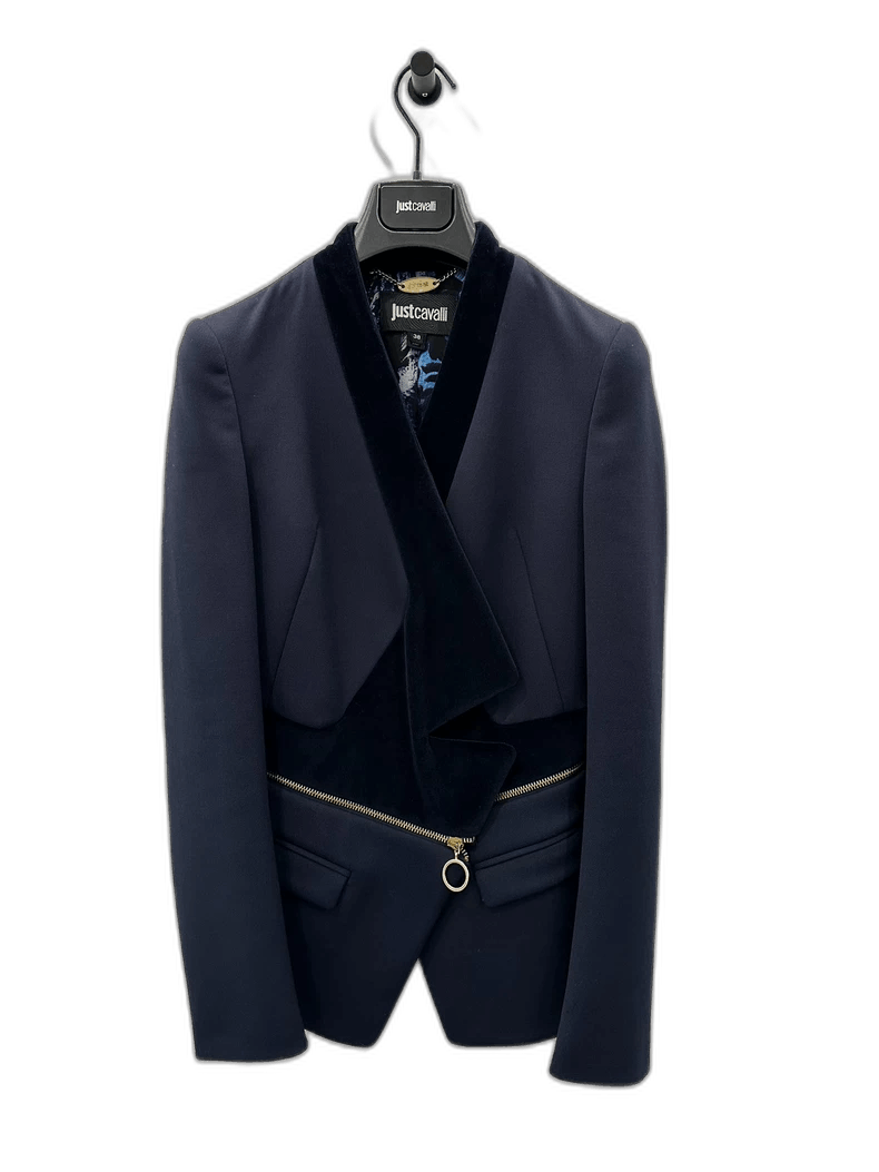 Just Cavalli Just Cavalli Women's Wool Casual Blazer Size US M / EU 48-50 / 2 - 1 Thumbnail
