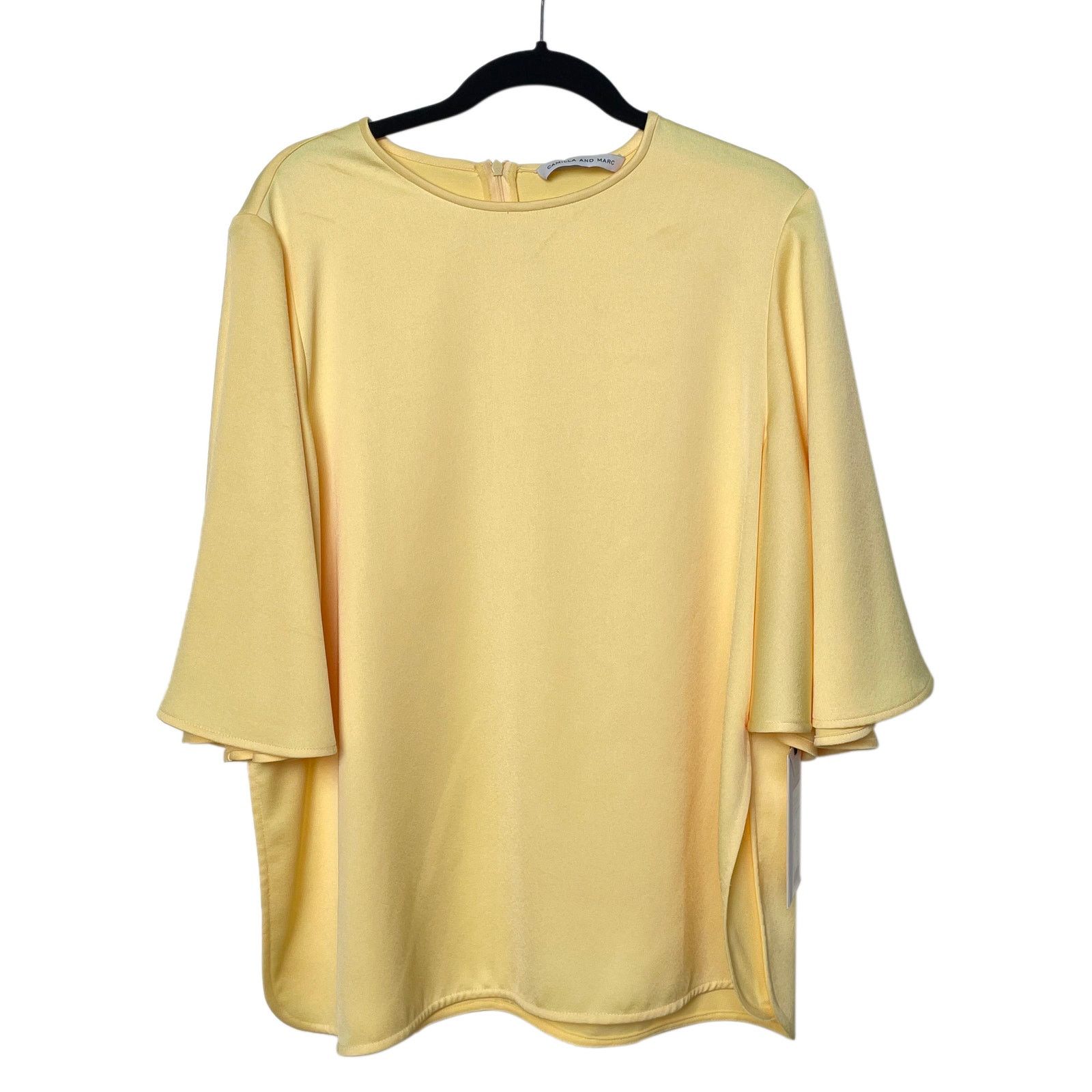 Yellow Silky Tee