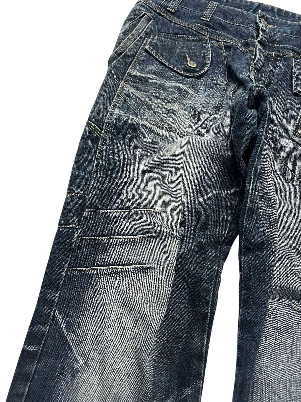 PPFM 🌈Insane PPFM Booze & Pills & Powders Multipocket Punk Jean Size US 34 / EU 50 - 7 Thumbnail