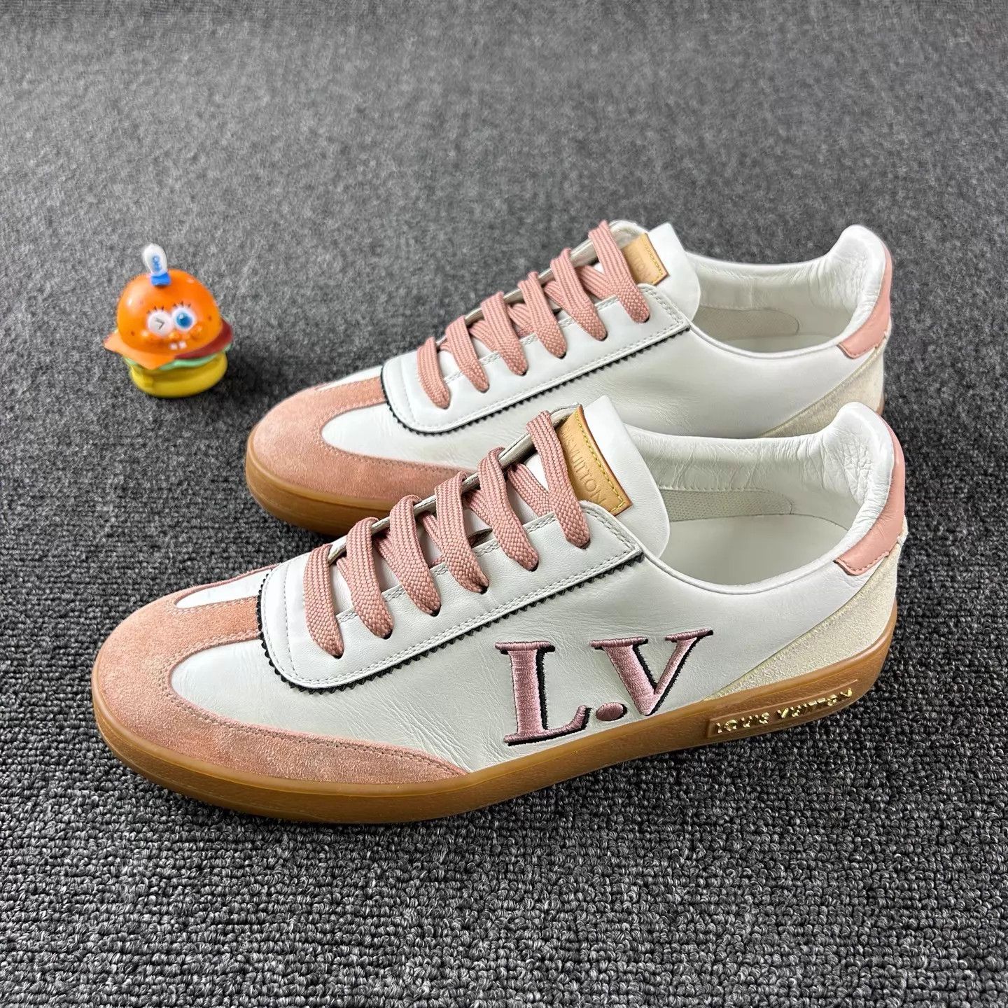 Louis Vuitton LV Pink Trainer Women's 38 Size US 7.5 / IT 37.5 - 1 Thumbnail