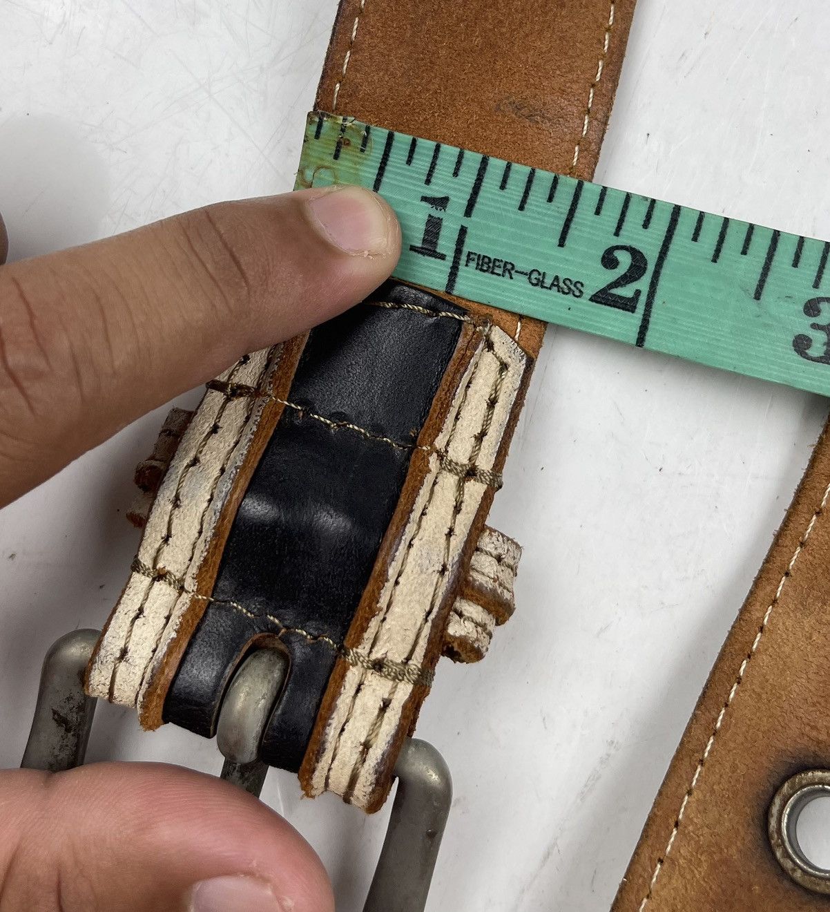 Seditionaries studded leather belt tc49 Size 38 - 7 Thumbnail