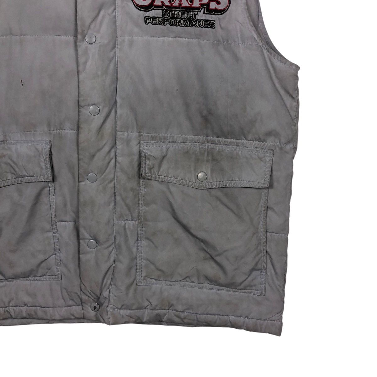 Japanese Brand 📌Vintage Biker Vest Jacket Puffer Craps Big Logo Size US L / EU 52-54 / 3 - 7 Thumbnail