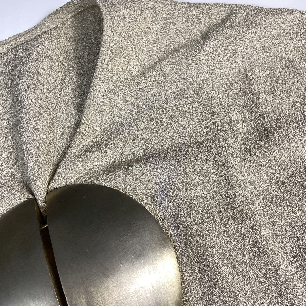 Rick Owens Rick Owens - Dagger Mantlette Silk-crepe Jacket Size L / US 10 / IT 46 - 6 Thumbnail