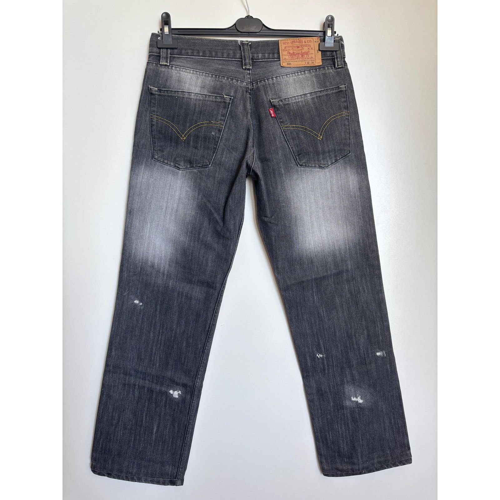 Levi's Levi's 501 Gray Jeans W32 L34 USA Made Distressed Rare 90s Size US 32 / EU 48 - 7 Thumbnail