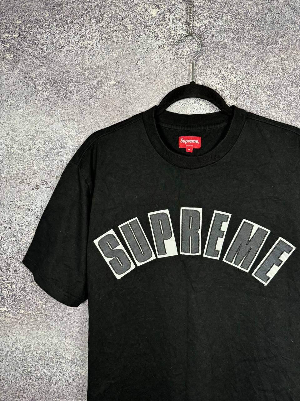 Supreme SS20 Supreme Arc Applique S/S Top Black Tee Medium Size US M / EU 48-50 / 2 - 3 Thumbnail