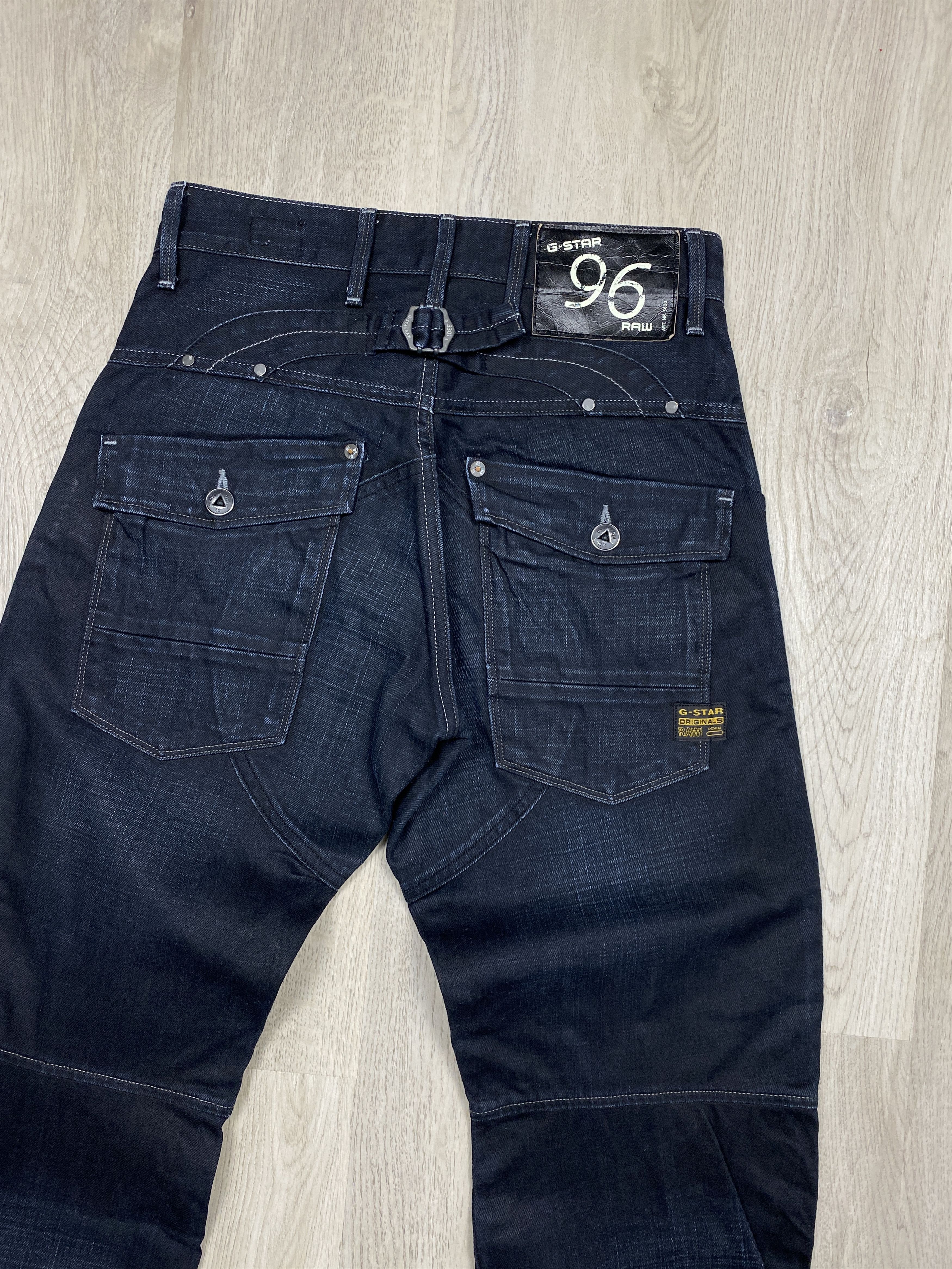 G-Star G Star Raw 5620 Vintage Denim Double Knee Pants Loose Jeans Size US 29 - 7 Thumbnail
