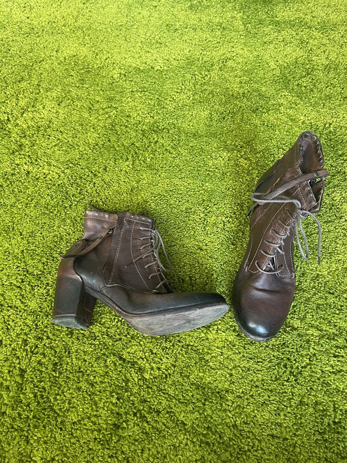 A.S.98 × Designer Airsteps avant garde real leather boots Size US 10 / IT 40 - 1 Thumbnail