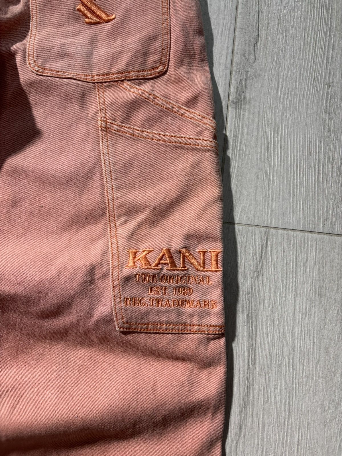 Karl Kani Karl Kani Jeans Cargo WorkWear Style Back Logo Size US 30 / EU 46 - 4 Thumbnail