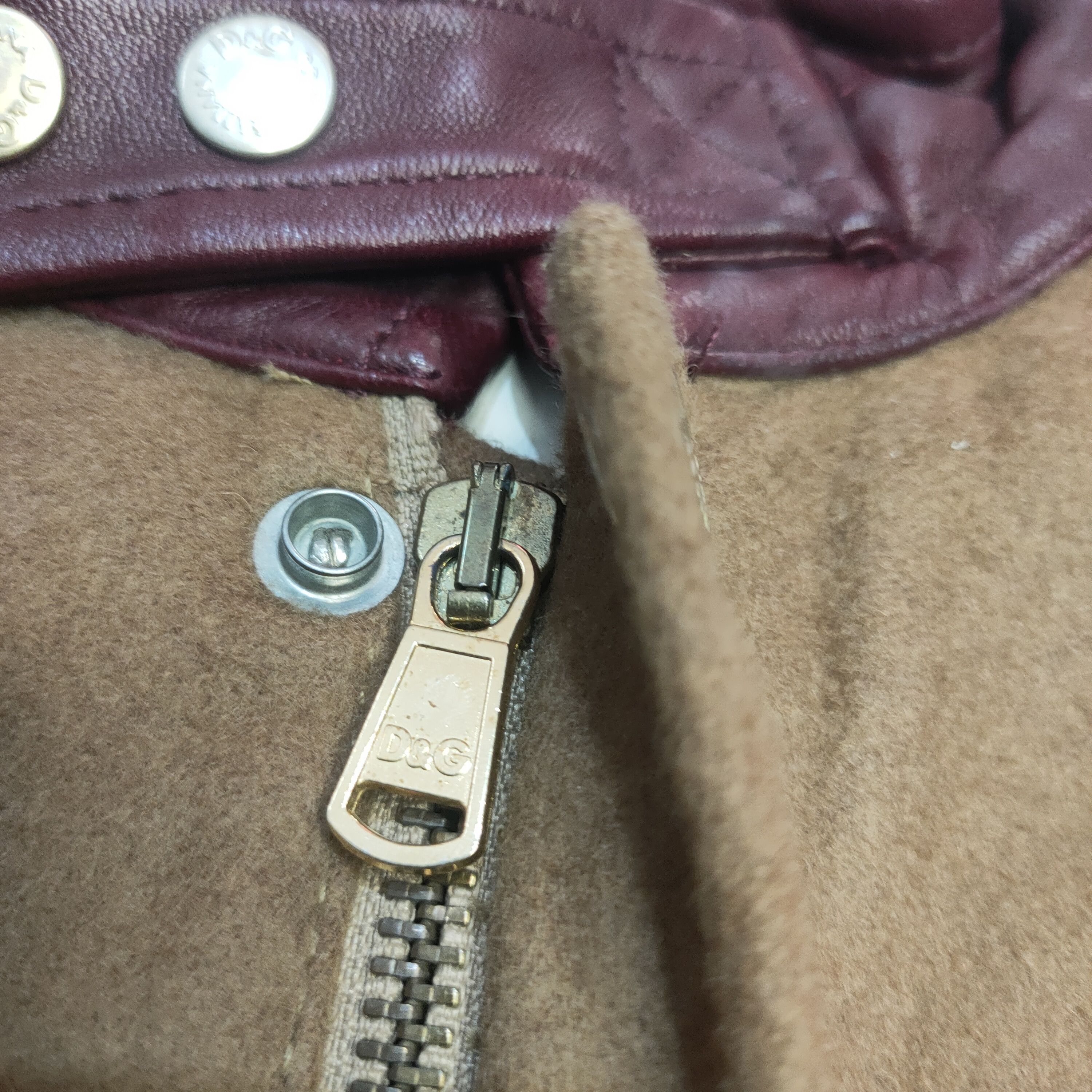 Dolce & Gabbana Dolce & Gabbana jacket combines canvas and leather accents. Size US S / EU 44-46 / 1 - 13 Thumbnail