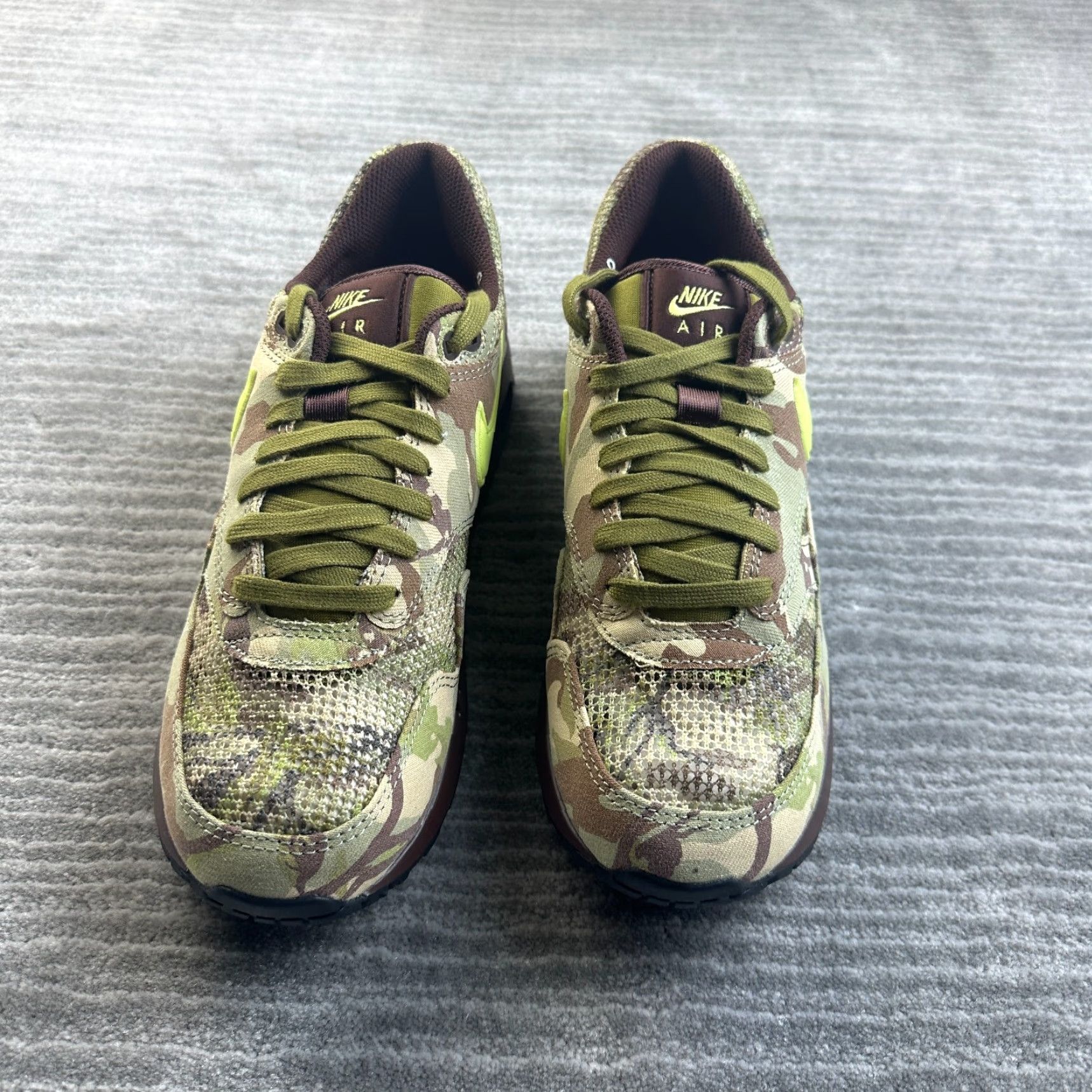 Nike VINTAGE Nike Air Max 1 Big Bubble Camo Mens 8.5 Brown Canvas Nike Air Max Sneaker Mens 8.5 90s? Size US 8 / EU 41 - 4 Thumbnail