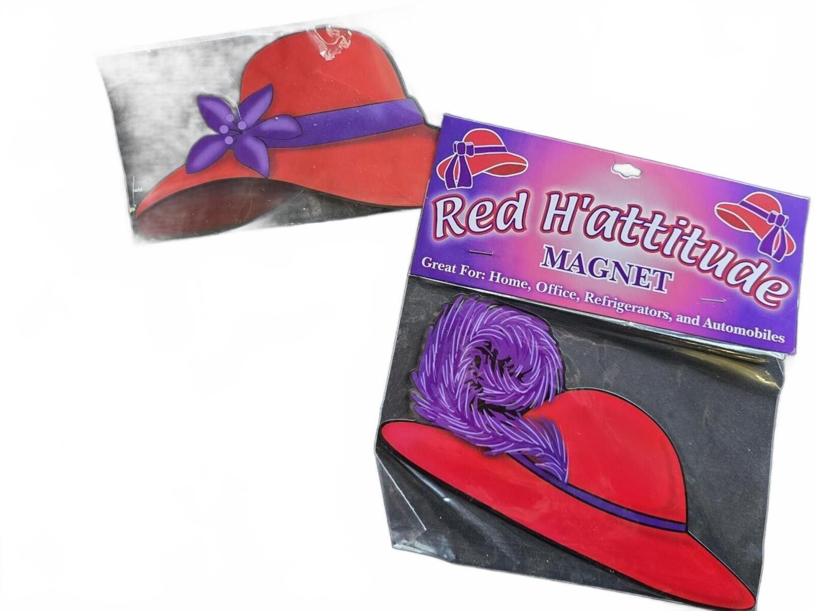The Unbranded Brand Red Hat Lady Society Lot Hats Bag Magnets + Accessories Set Size ONE SIZE - 11 Thumbnail