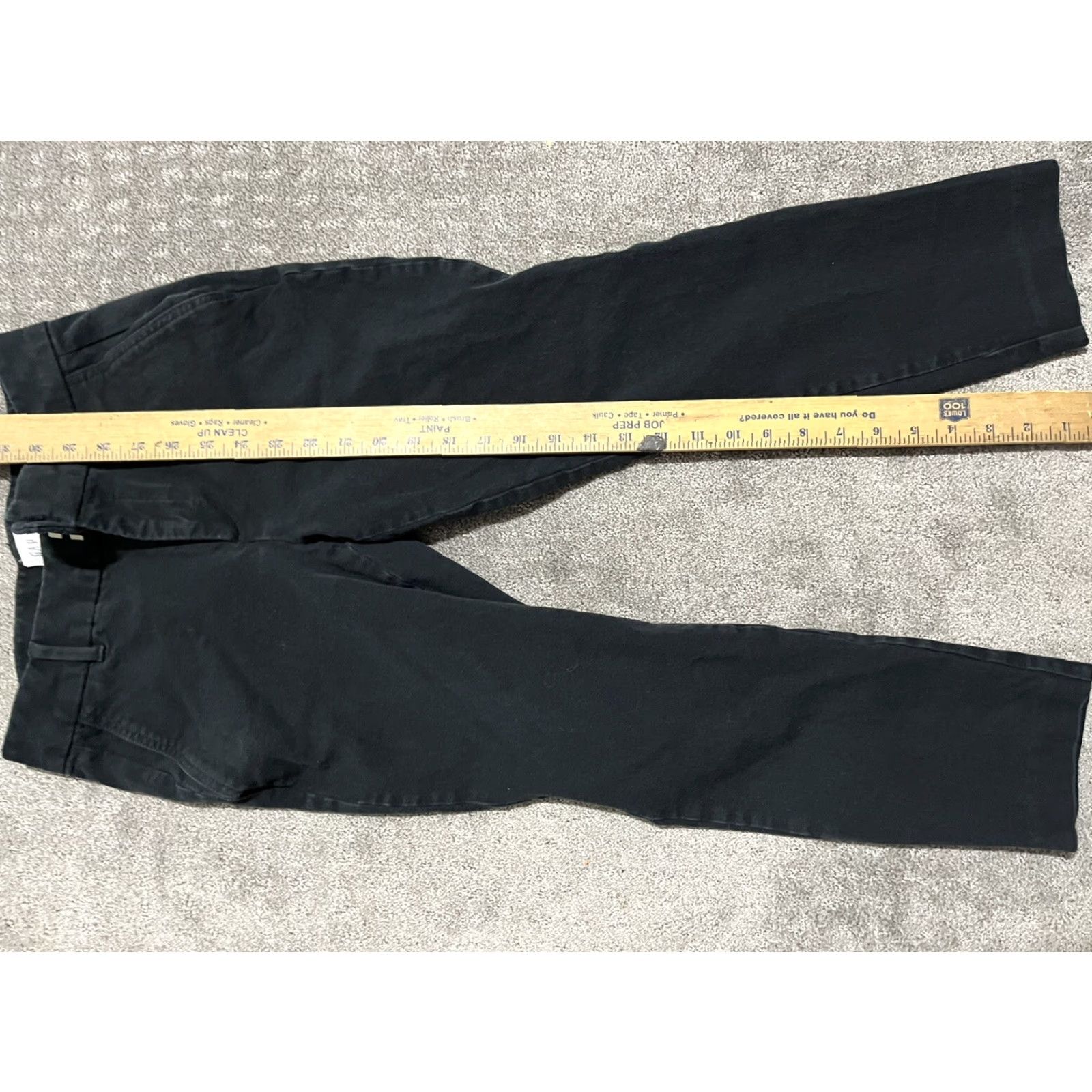 Gap Gap Women's 2P Petite Signature Skinny Ankle Pants Black Stretch Denim Size 26" / US 2 / IT 38 - 6 Thumbnail