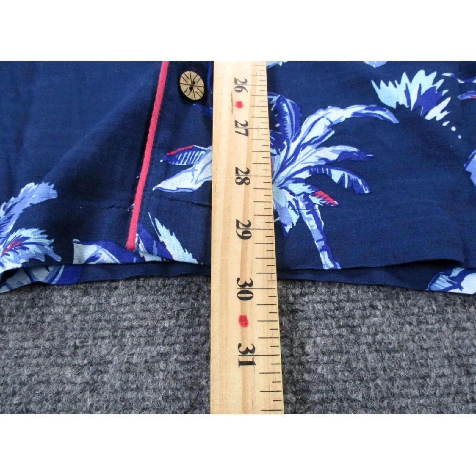 Roundtree & Yorke Roundtree & Yorke Caribbean Hawaiian Shirt Mens L Floral Blue Short Sleeve Button-Up Beach Tropical 90s Mens Size US L / EU 52-54 / 3 - 4 Thumbnail