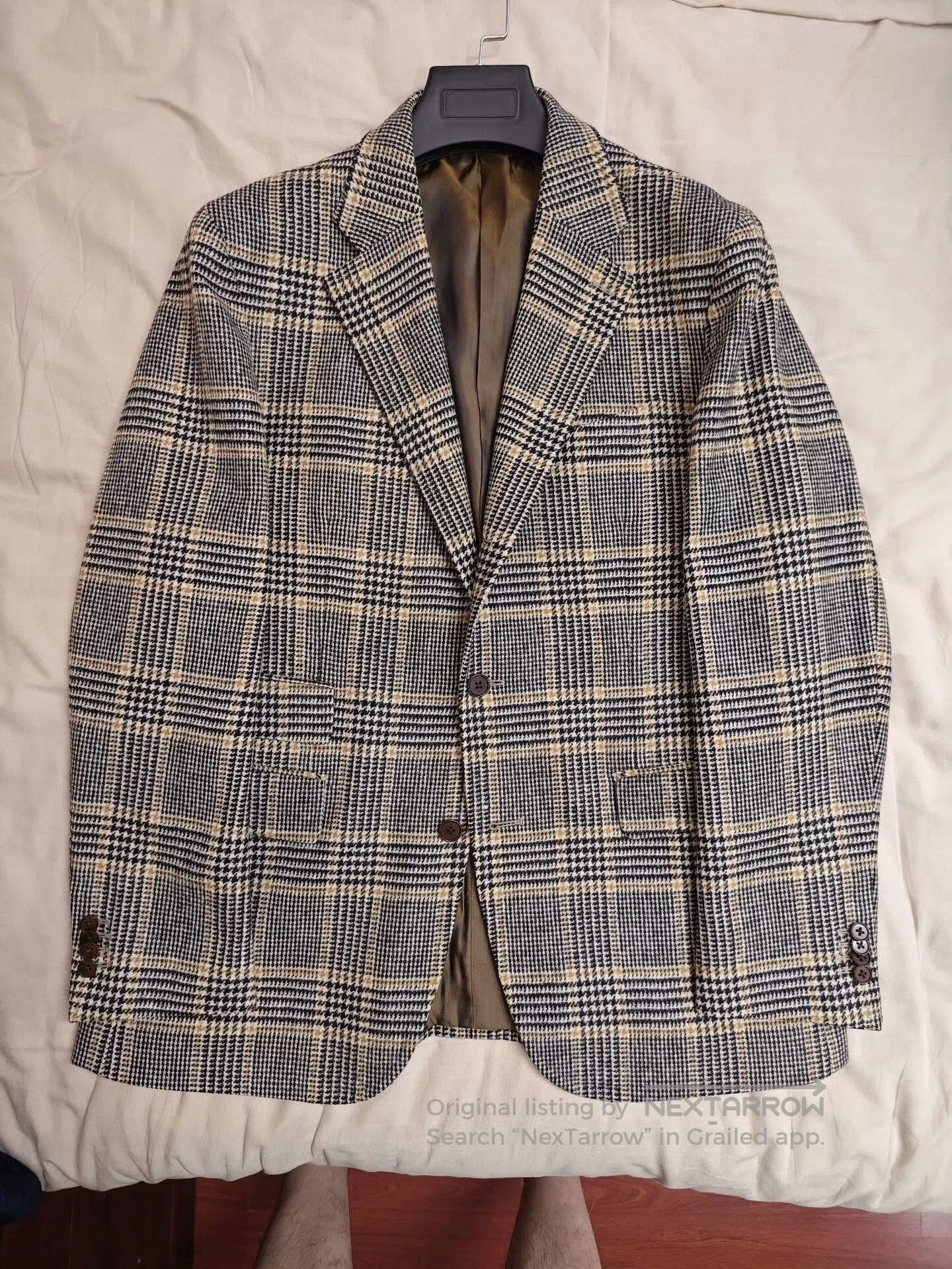 Morgano Portuguese Wool Houndstooth Blazer. Size US M / EU 48-50 / 2 - 5 Thumbnail