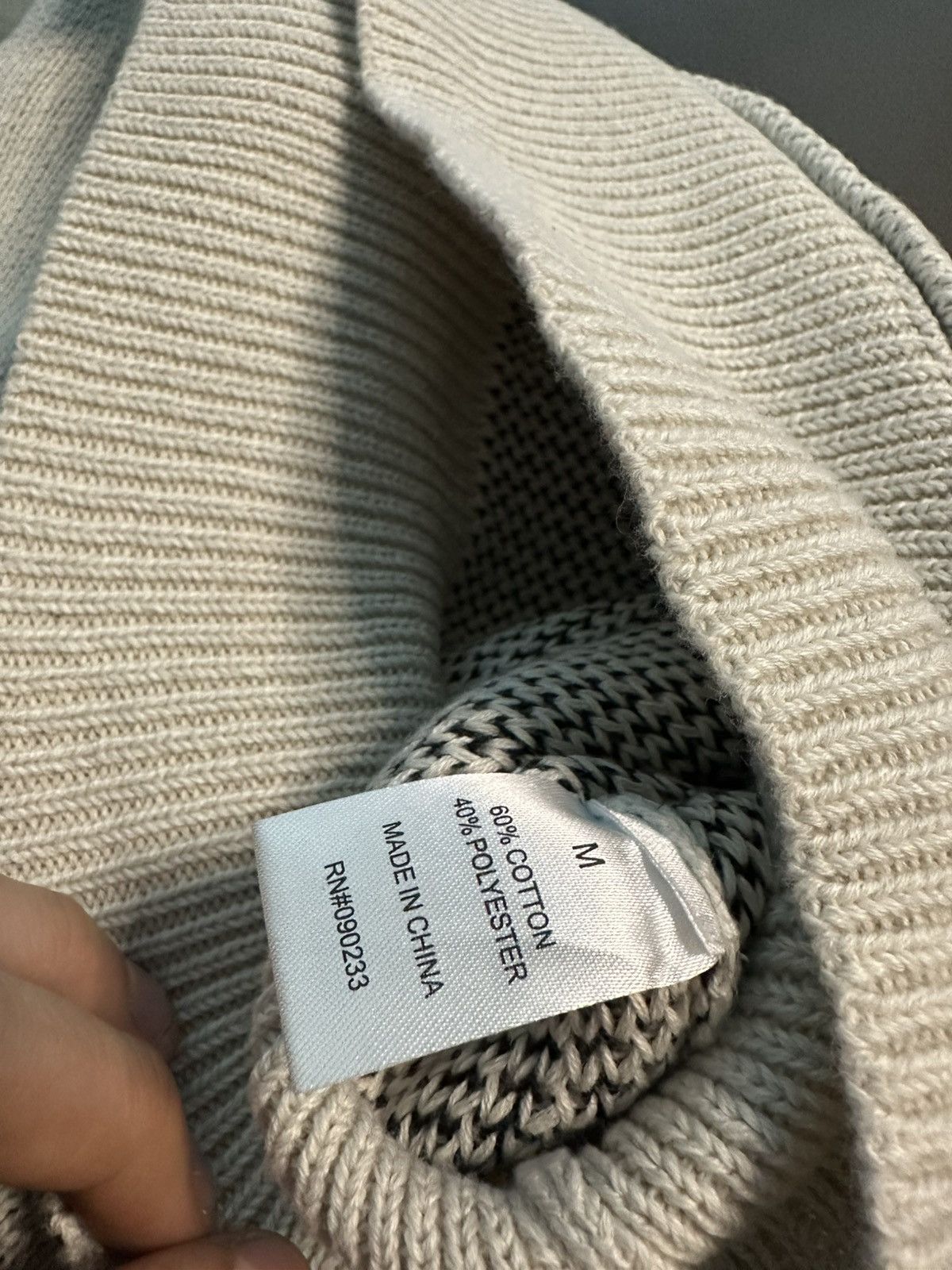 Essentials × Fear of God FOG Essentials knit pullover hoodie Oatmeal Beige Cream Size US M / EU 48-50 / 2 - 10 Thumbnail