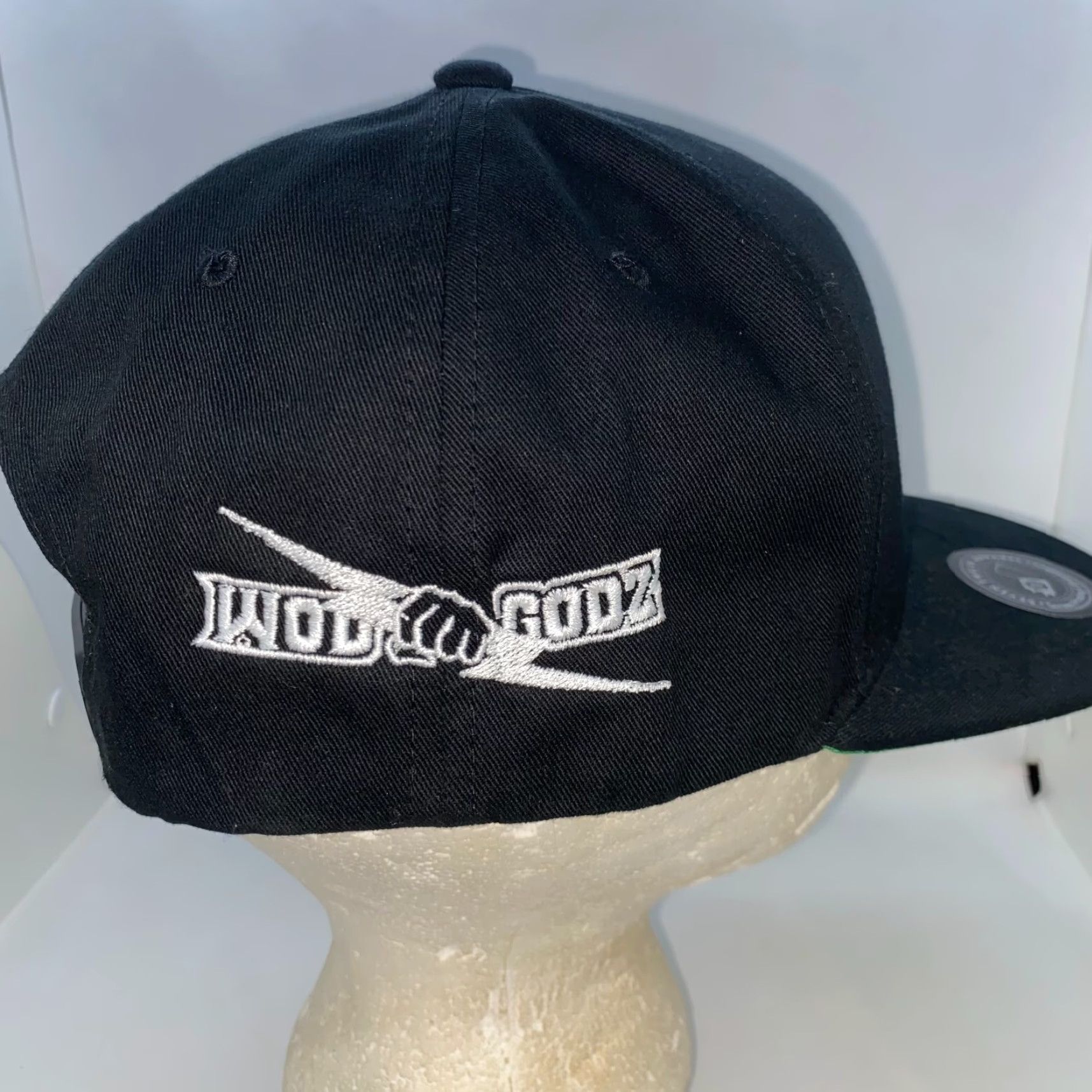 Vintage WODGODZ Athletic Fitness Competition Black Snapback Hat Cap Size ONE SIZE - 2 Thumbnail