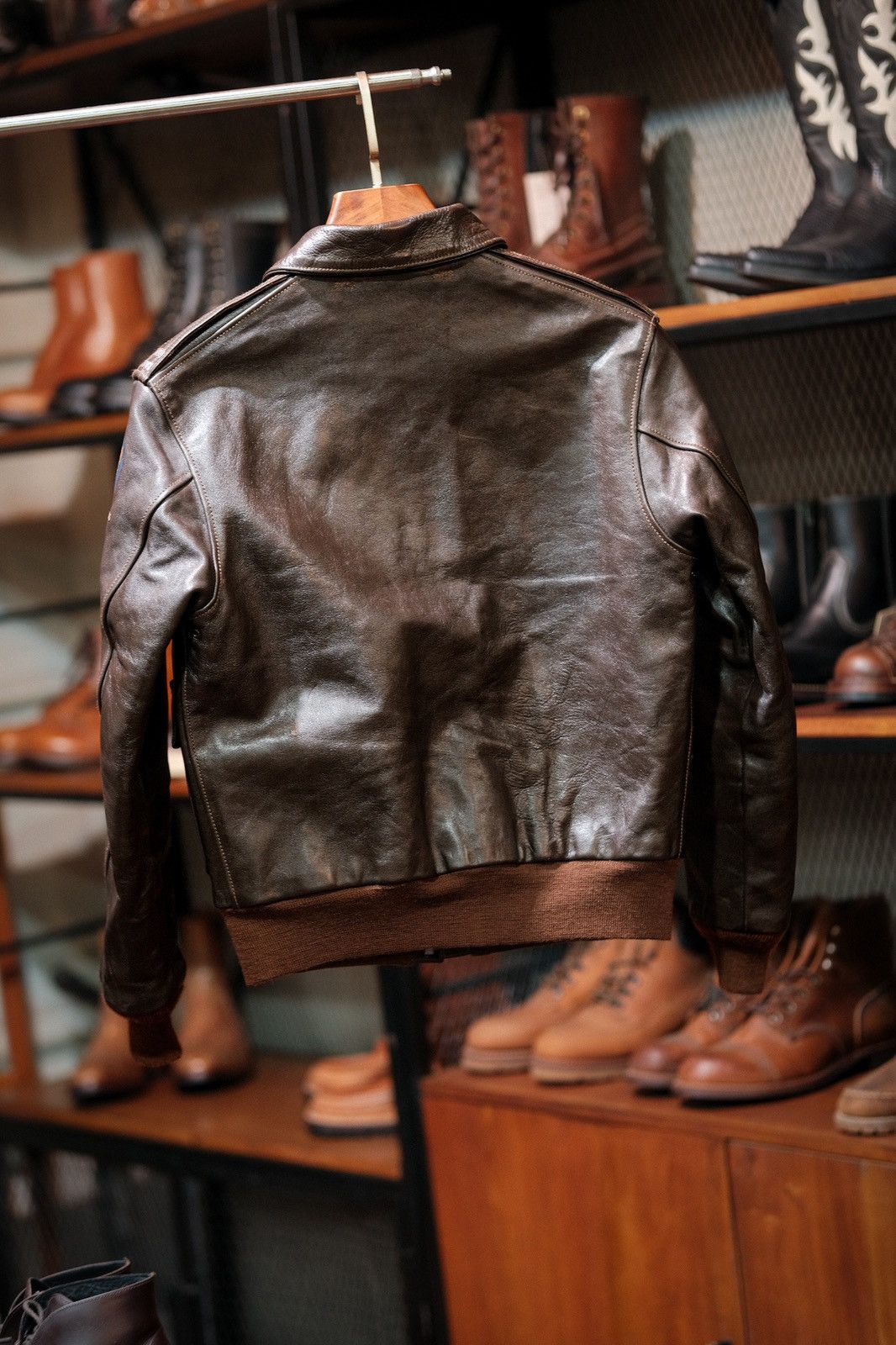 TOYS McCOY Toy Mccoy's Steve Mc Queen Horsehide Flight Jacket Size US S / EU 44-46 / 1 - 7 Thumbnail